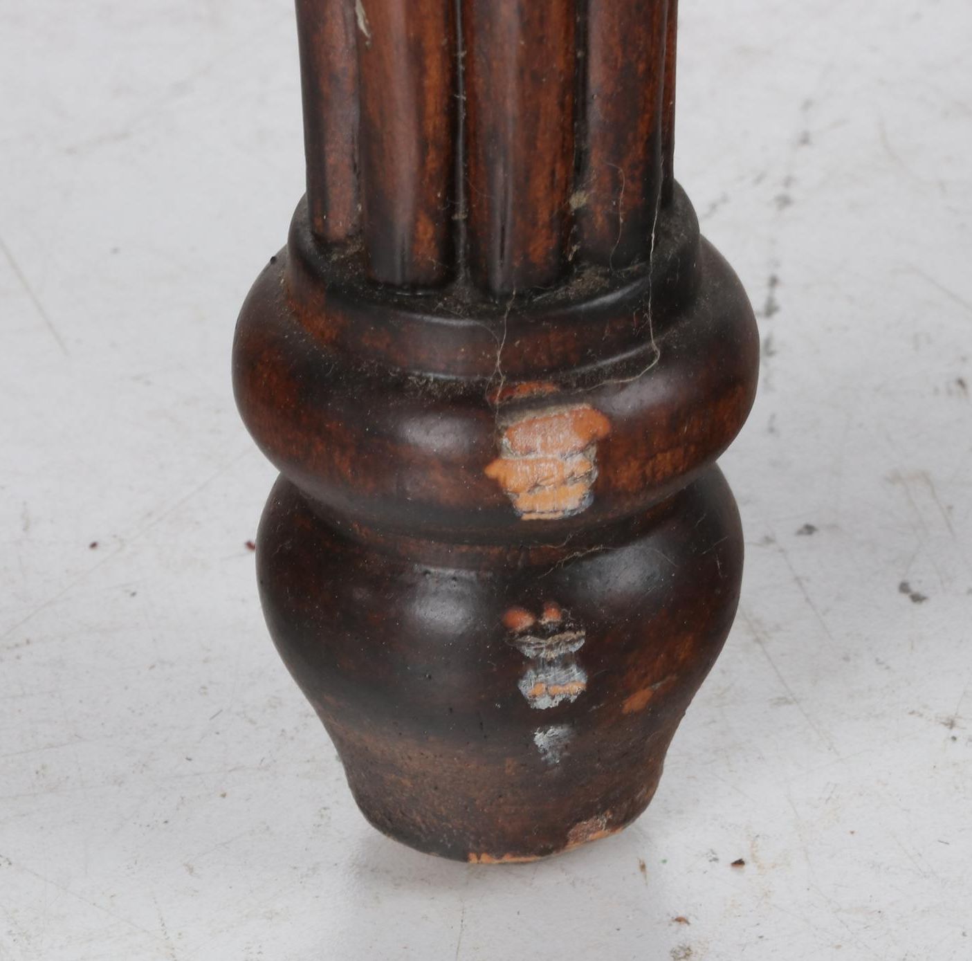 Three Louis XVI Style Caned and Upholstered Counter Height Armchairs