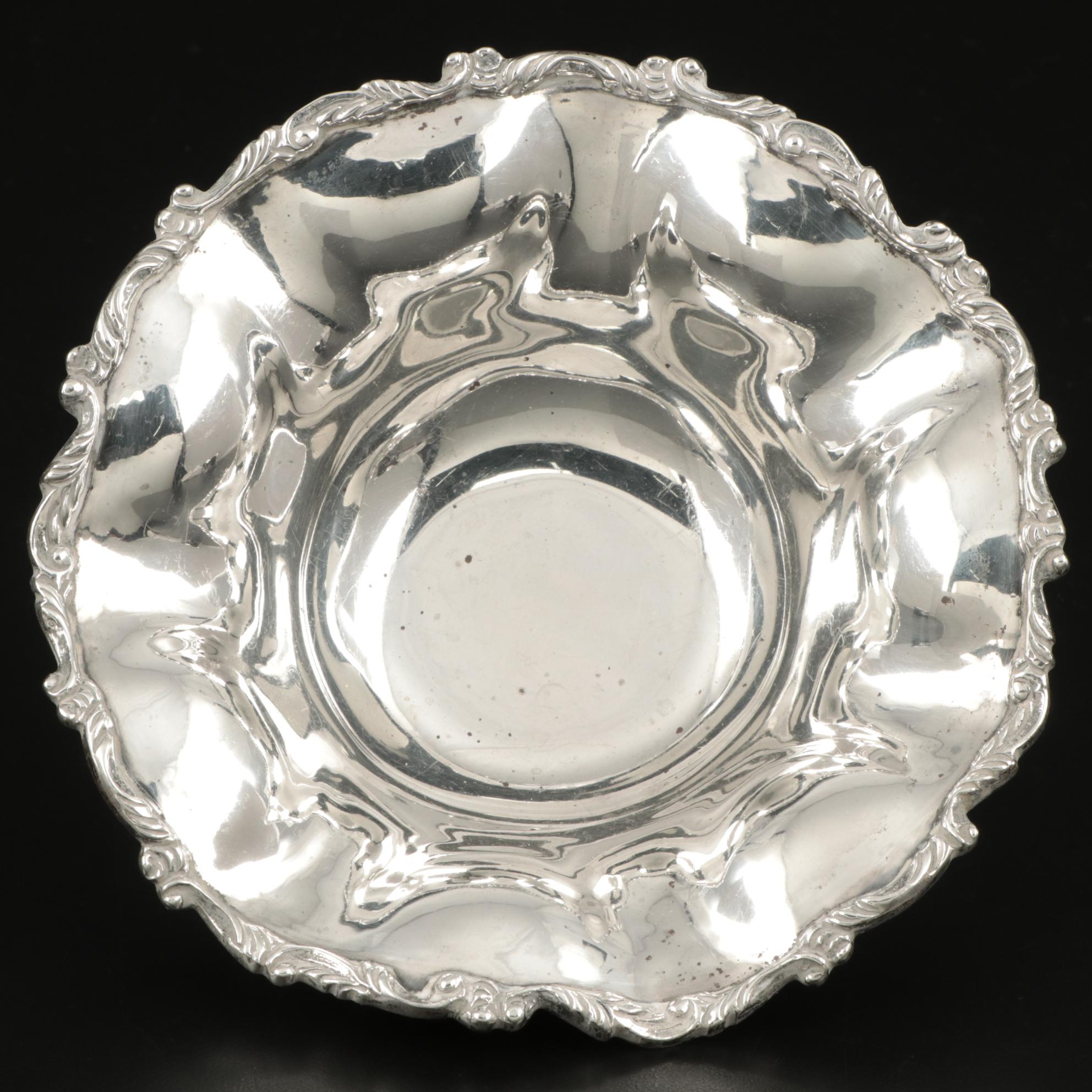 Webster Sterling Silver Porringer Bowl and Mexican 925 Silver Candy Dishes