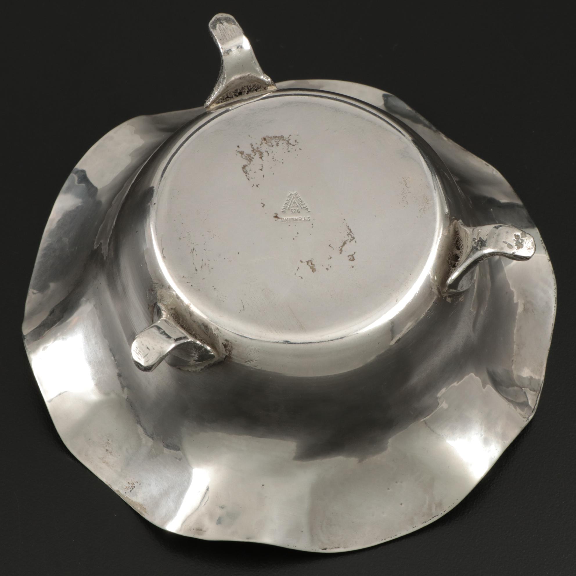 Webster Sterling Silver Porringer Bowl and Mexican 925 Silver Candy Dishes