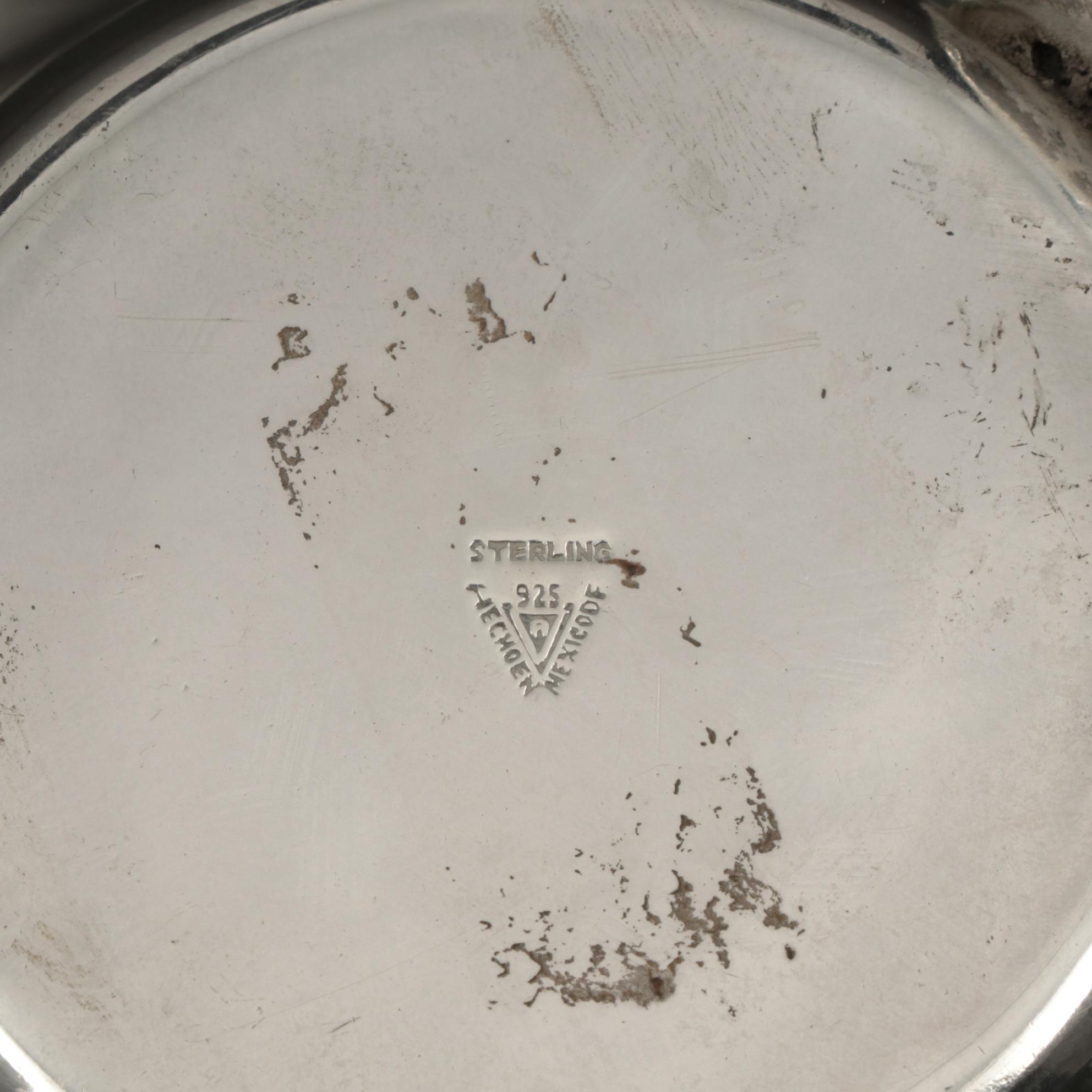 Webster Sterling Silver Porringer Bowl and Mexican 925 Silver Candy Dishes