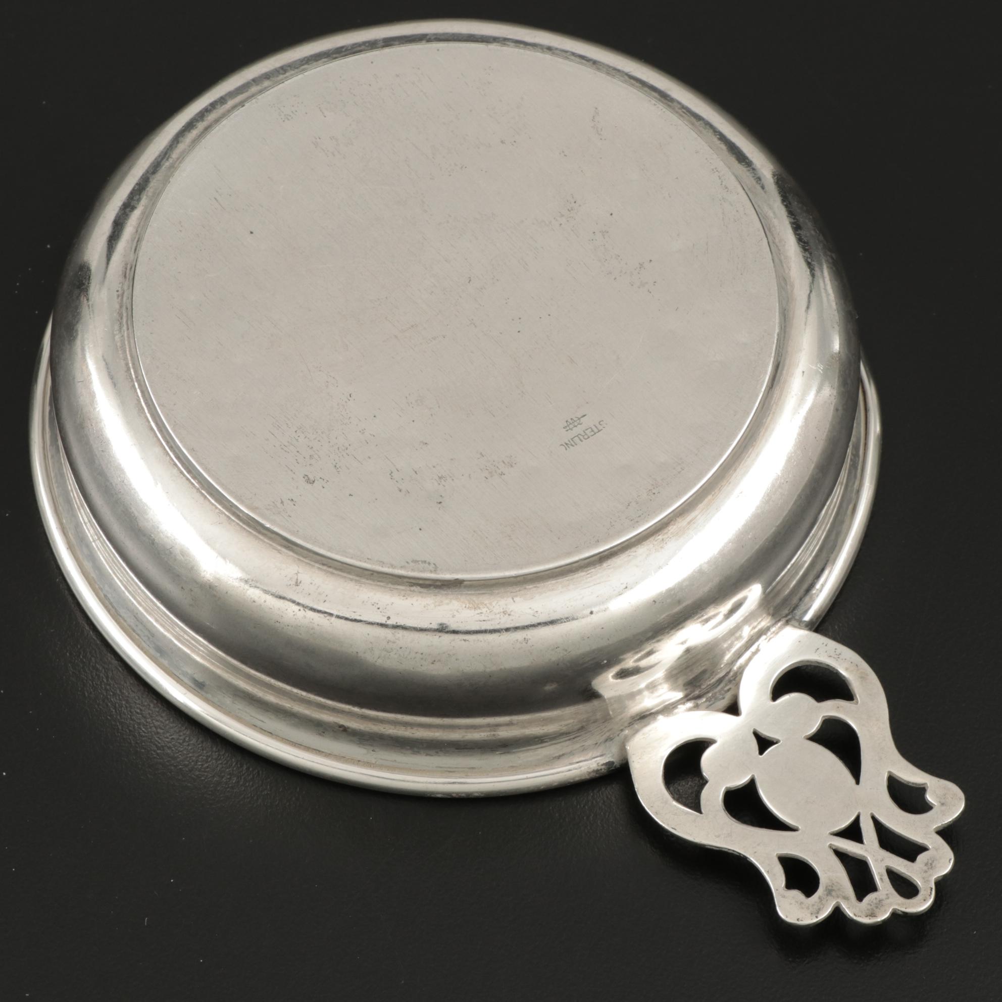 Webster Sterling Silver Porringer Bowl and Mexican 925 Silver Candy Dishes