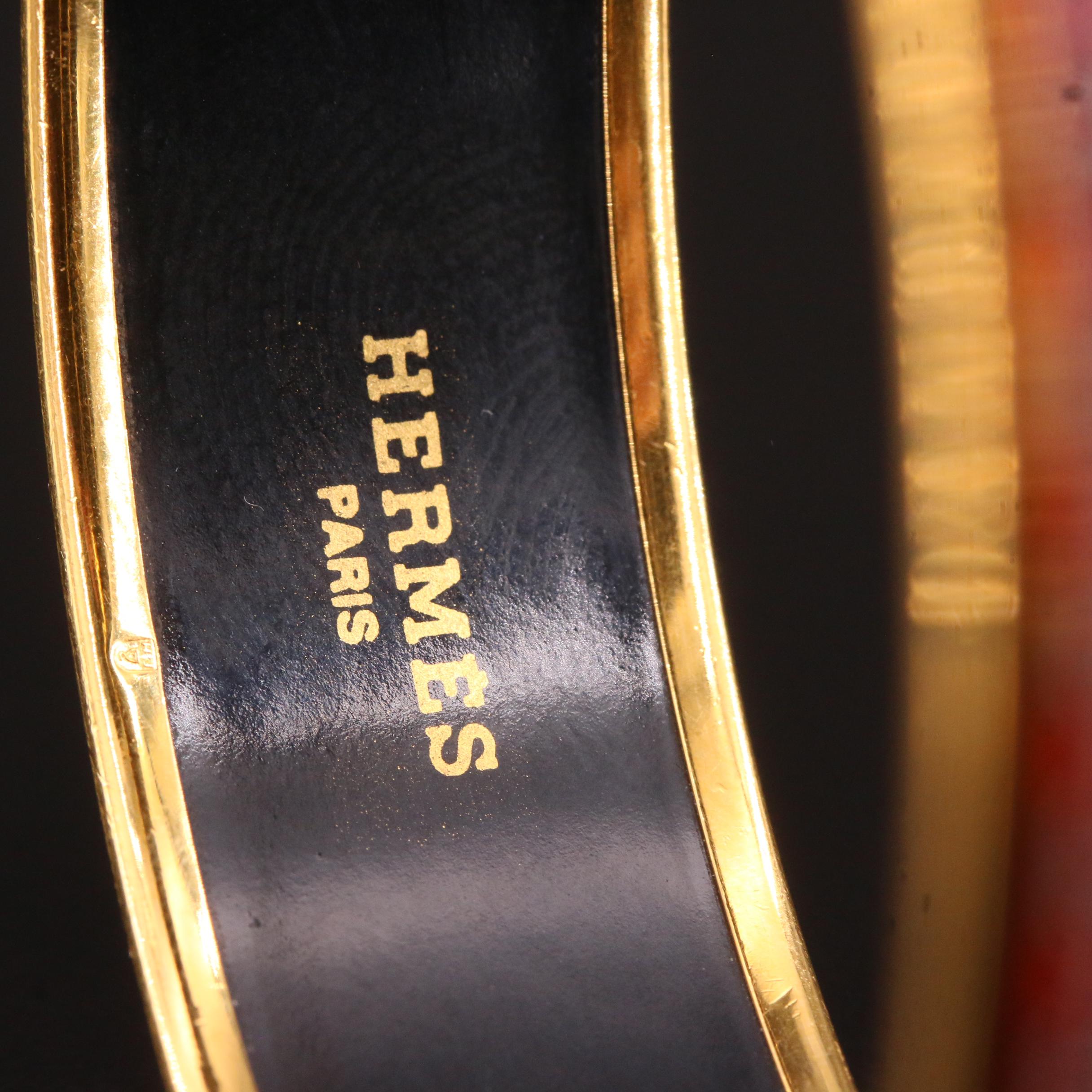 Hermès Chaine d'Ancre Enameled Bangle