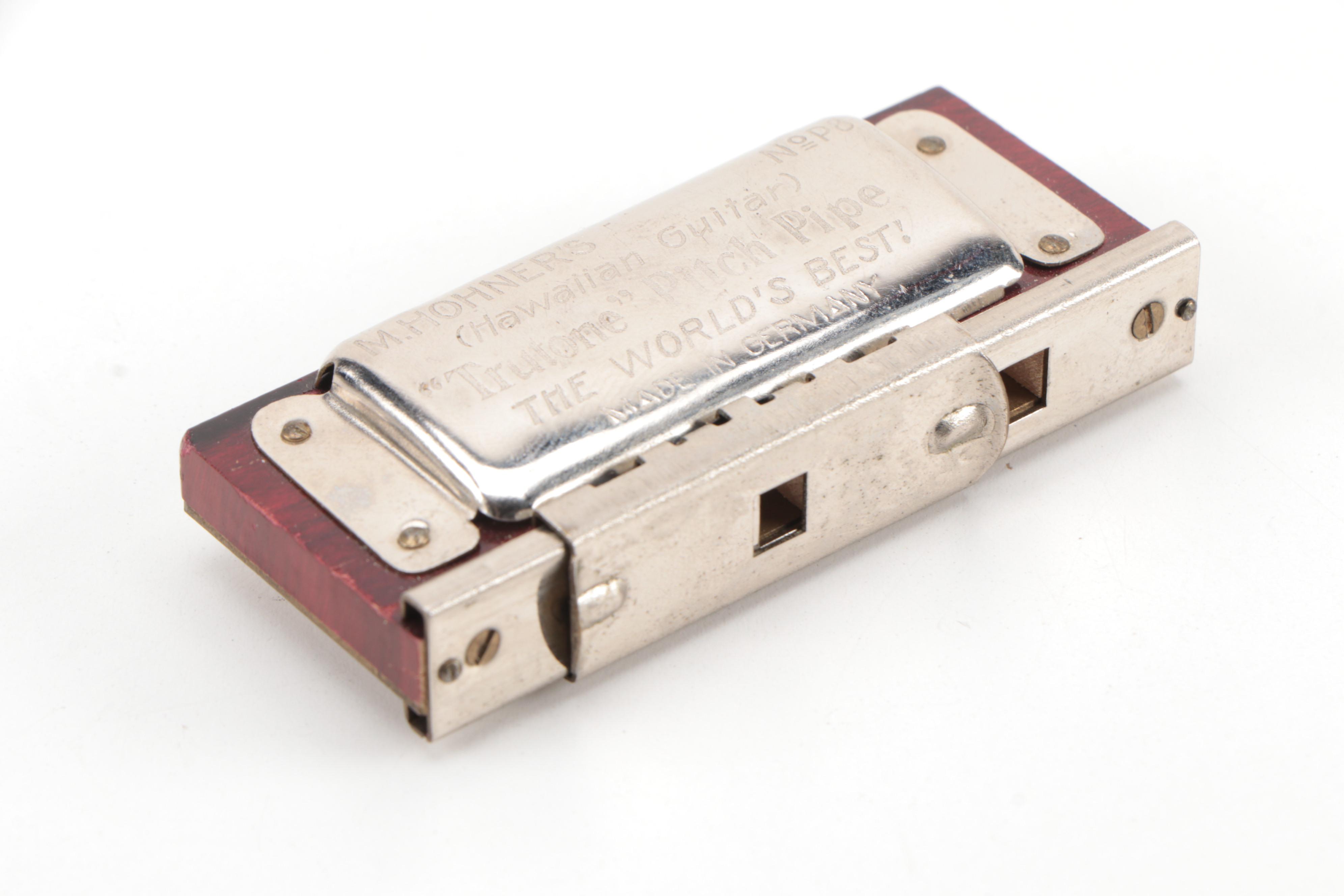 Hohner 64 Chromonica and Trutone Hawaiian Guitar Pitch Pipe No. P8