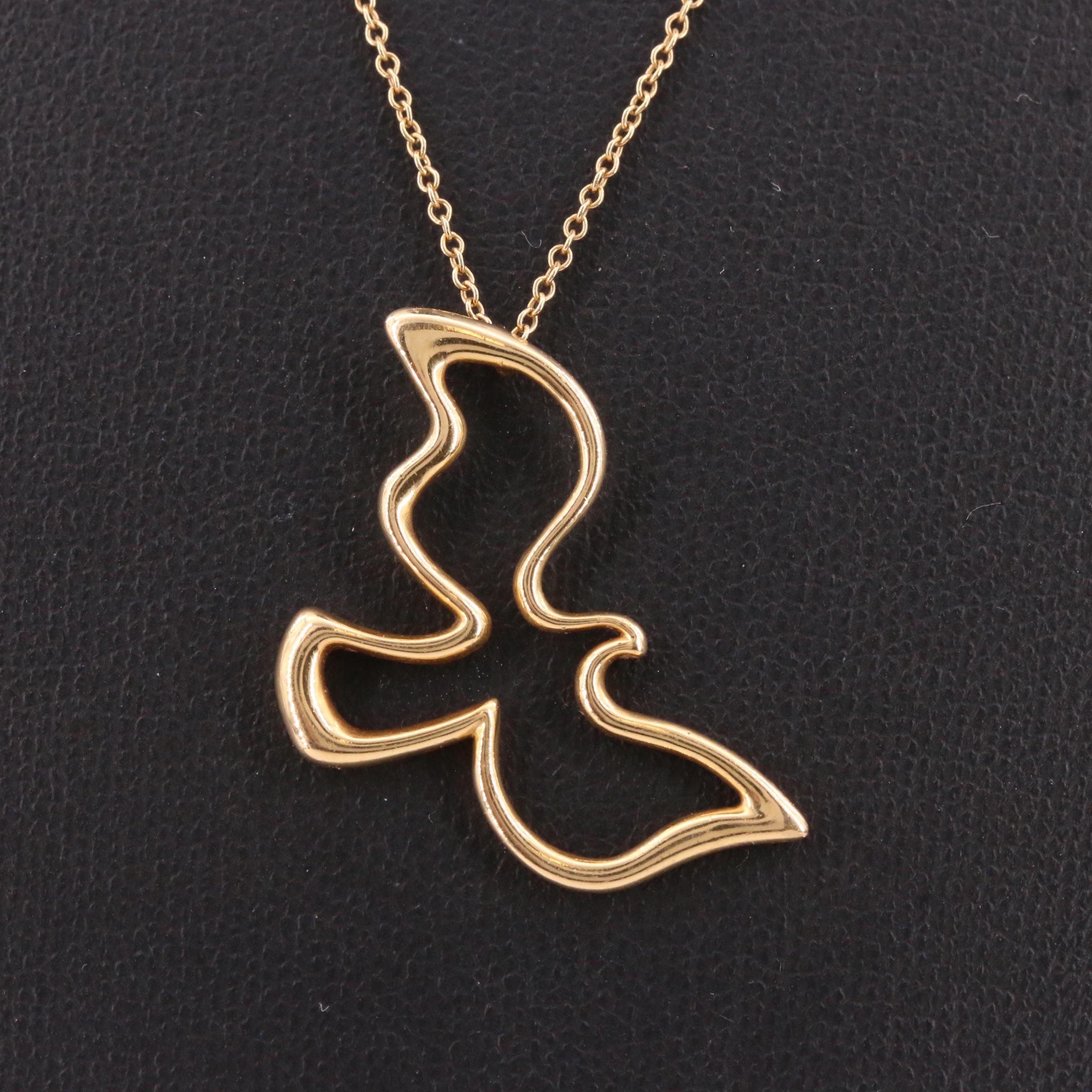 Paloma Picasso for Tiffany & Co. 18K Dove Necklace