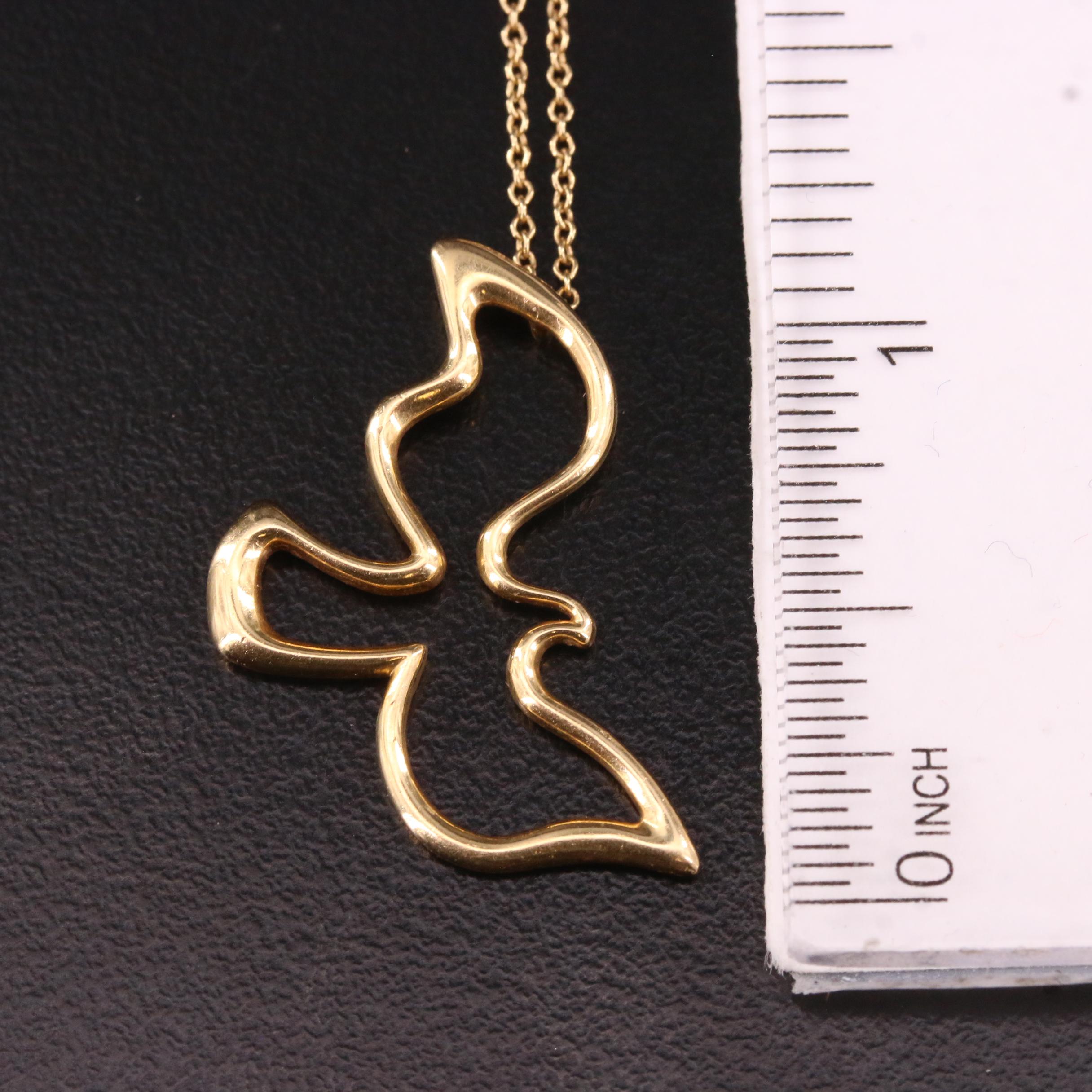 Paloma Picasso for Tiffany & Co. 18K Dove Necklace