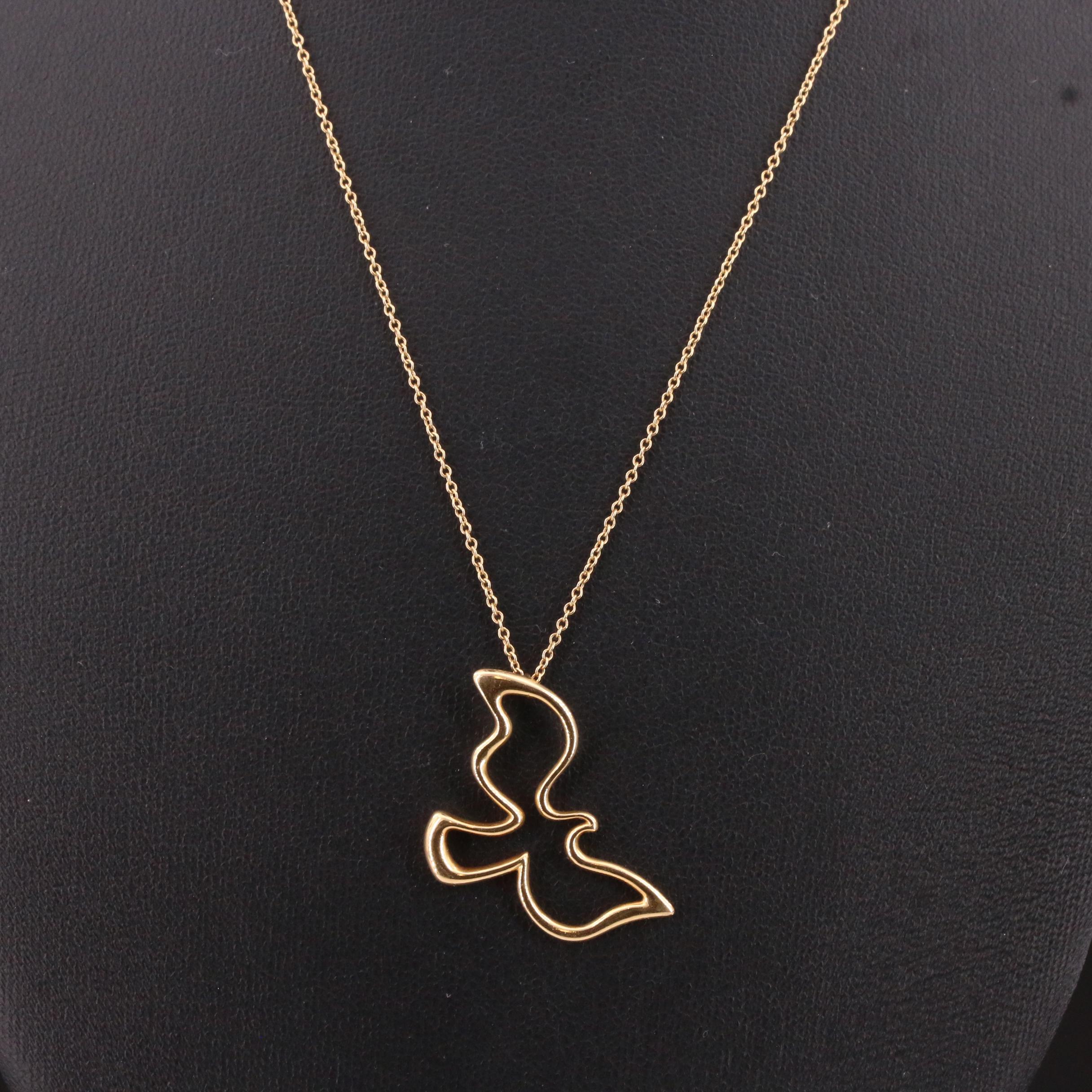 Paloma Picasso for Tiffany & Co. 18K Dove Necklace