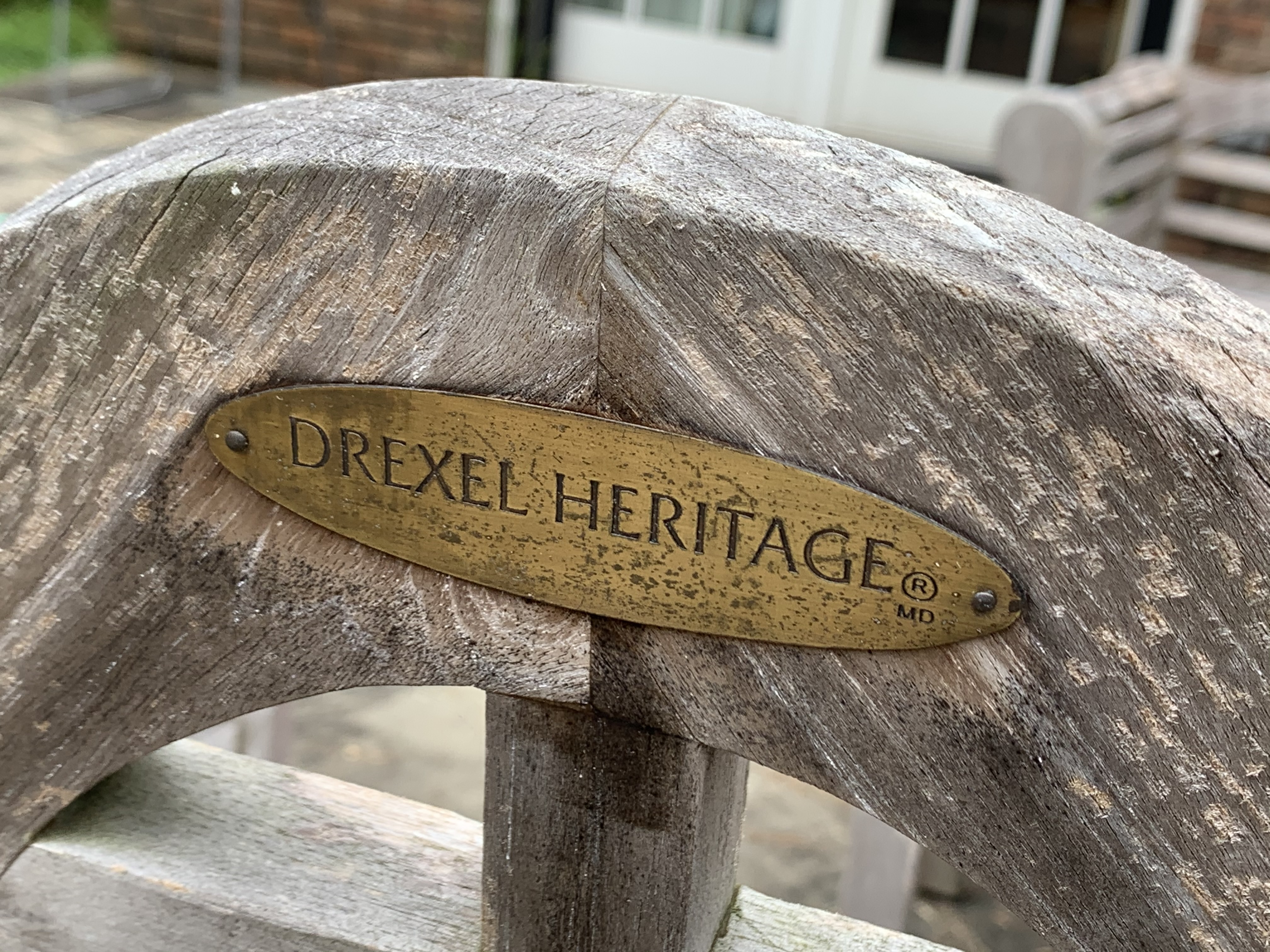 Drexel-Heritage Teak Patio Armchairs