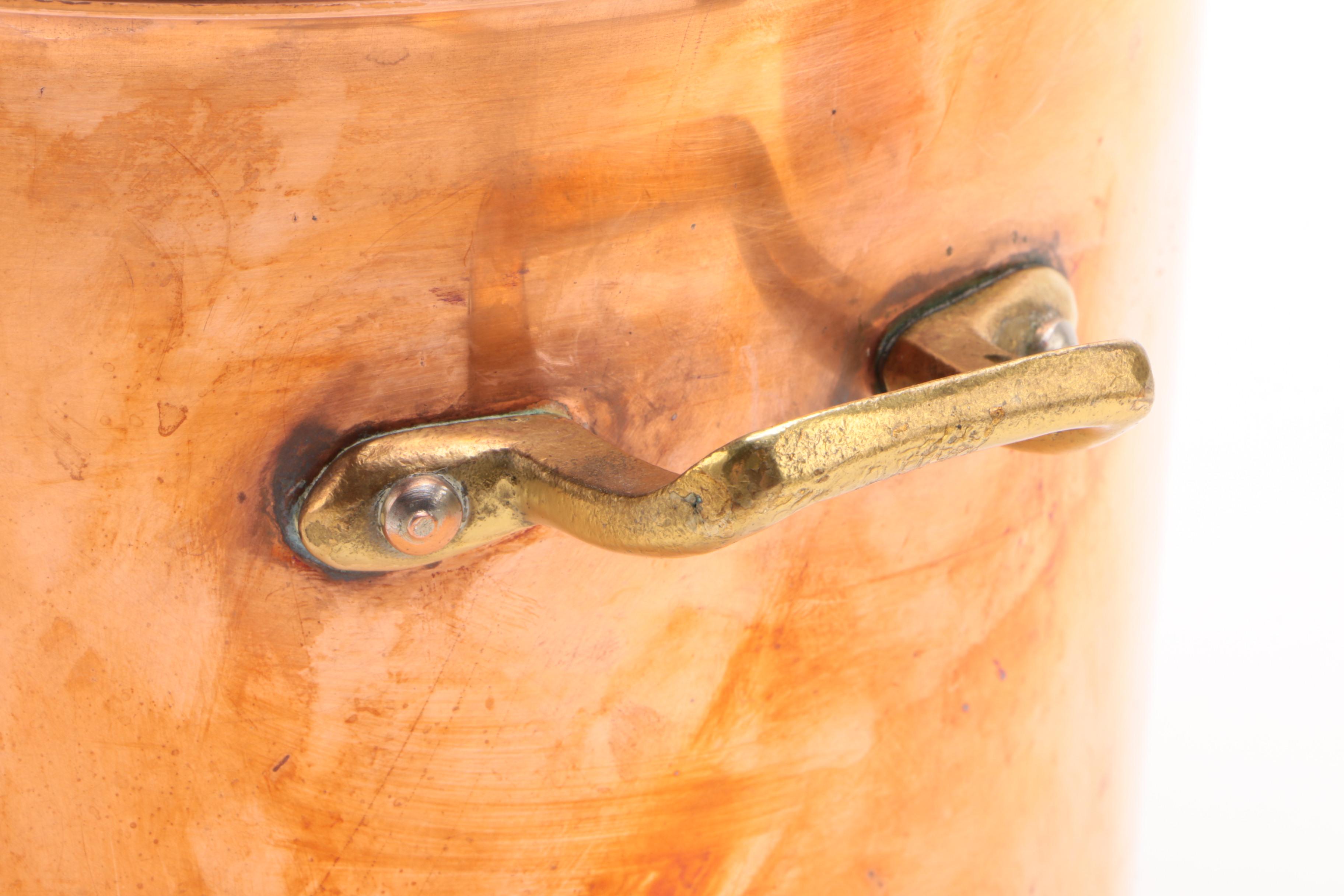 Waldow Copper Double Boiler with Porcelain Insert and Copral Stockpot