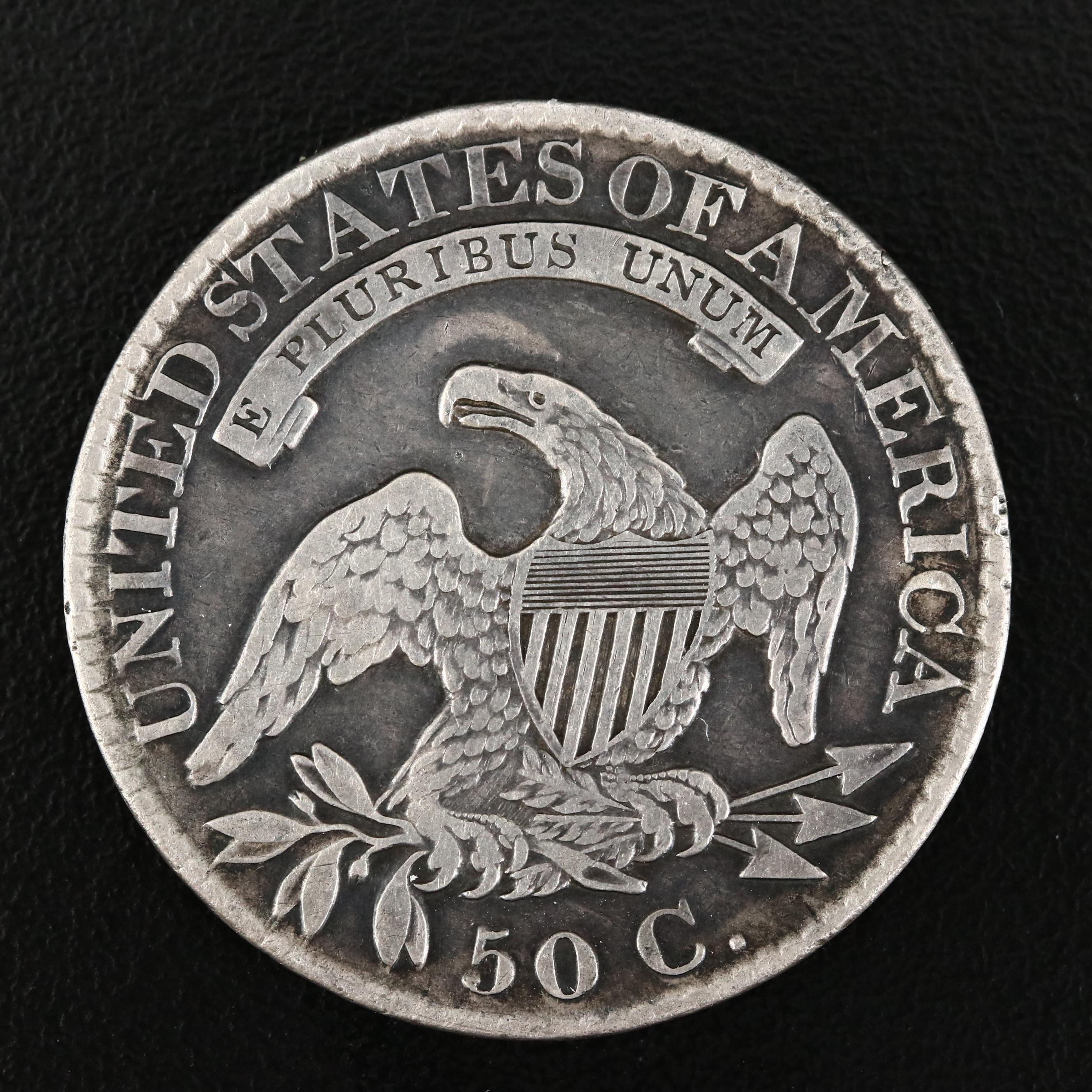 1826 Capped Bust Silver Half Dollar