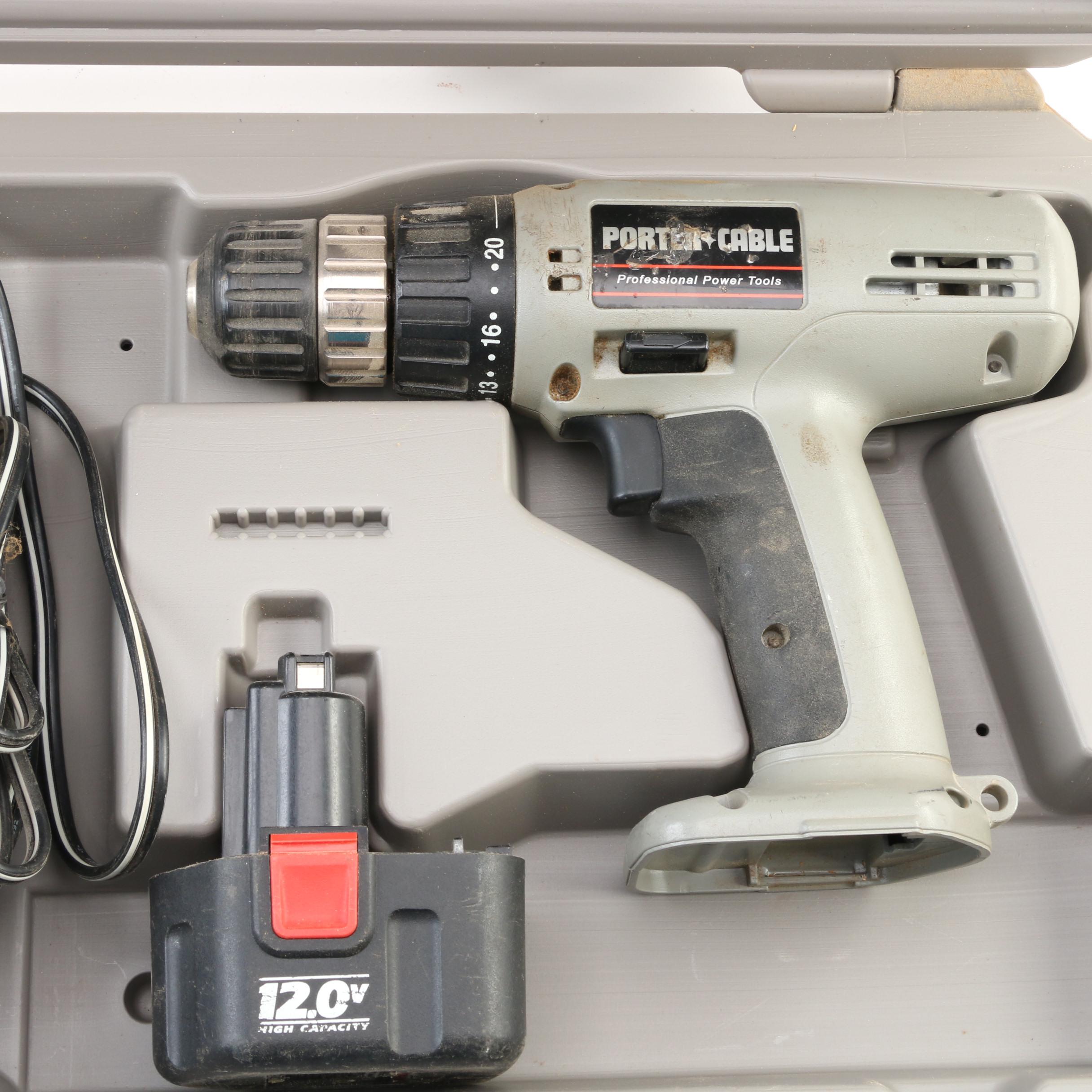 Porter Cable Cordless Drill with Charging Cradle