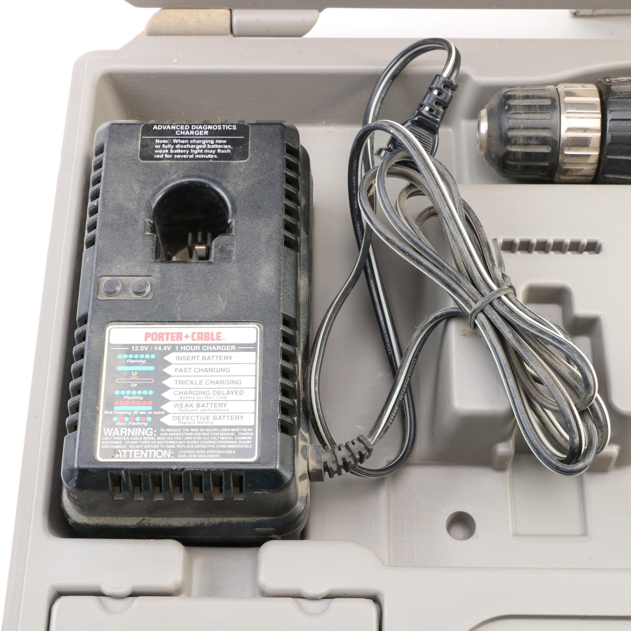 Porter Cable Cordless Drill with Charging Cradle