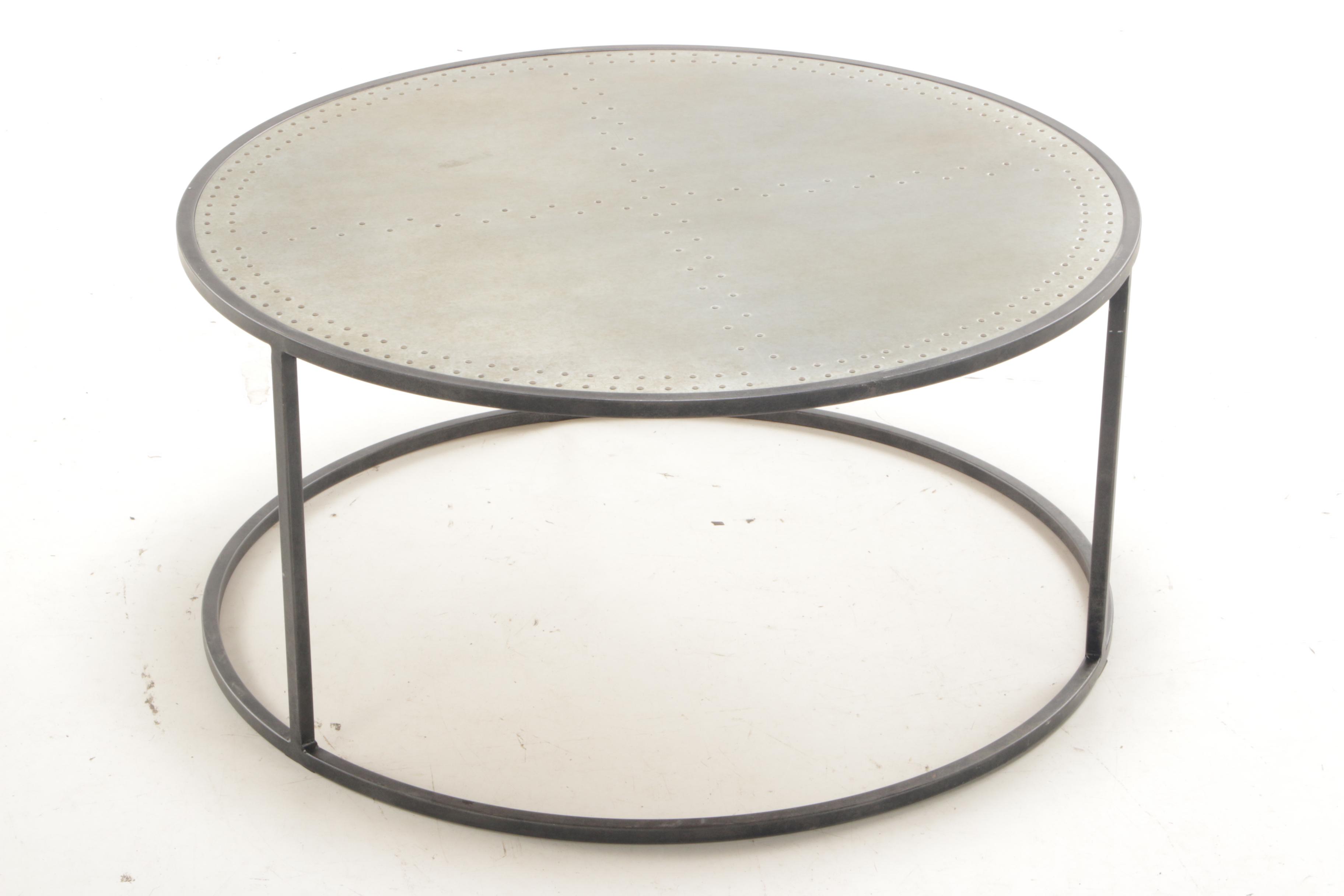 Catalina Industrial Style Metal Nesting Coffee Tables