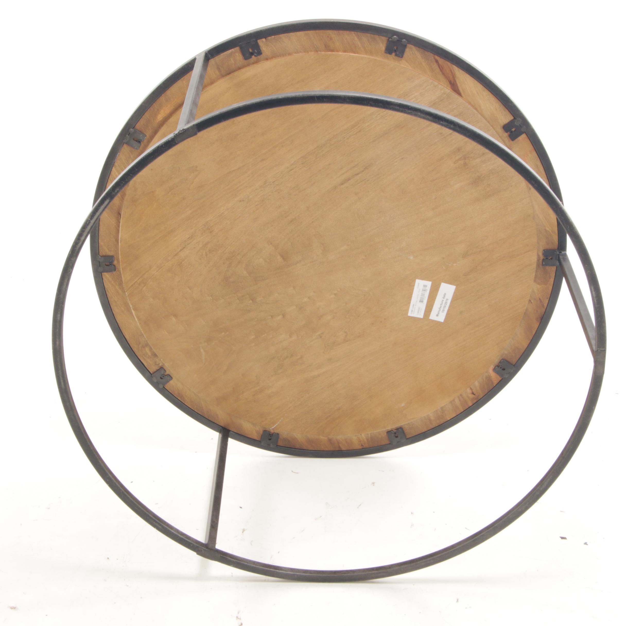 Catalina Industrial Style Metal Nesting Coffee Tables