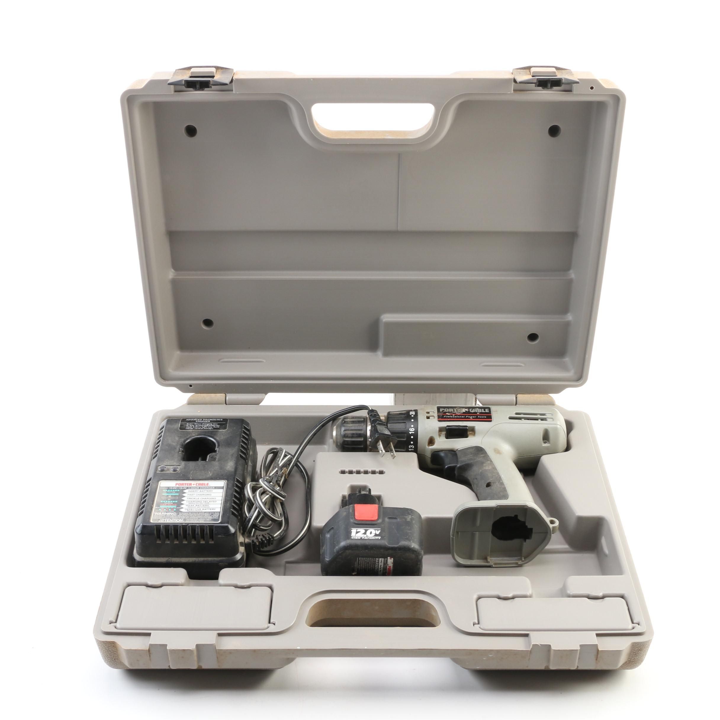 Porter Cable Cordless Drill with Charging Cradle