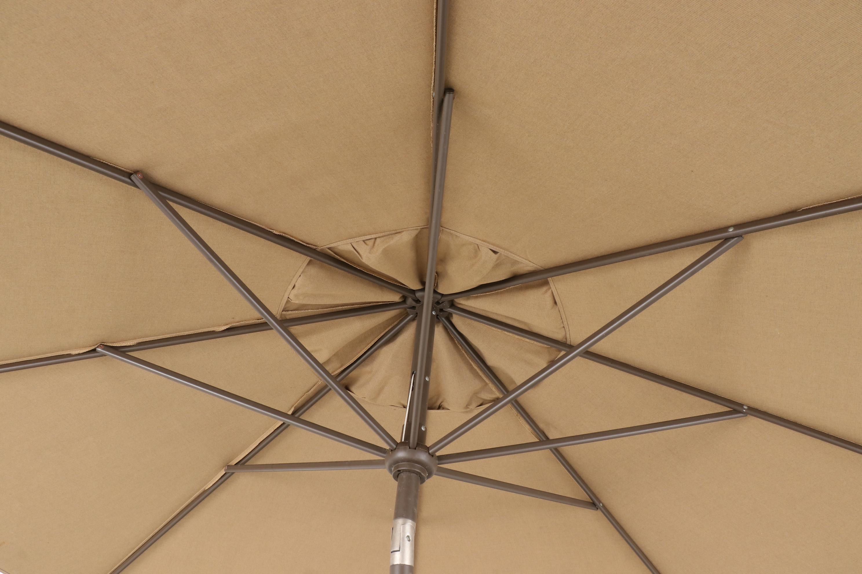 Hampton Bay Altamira Patio Dining Set with Umbrella