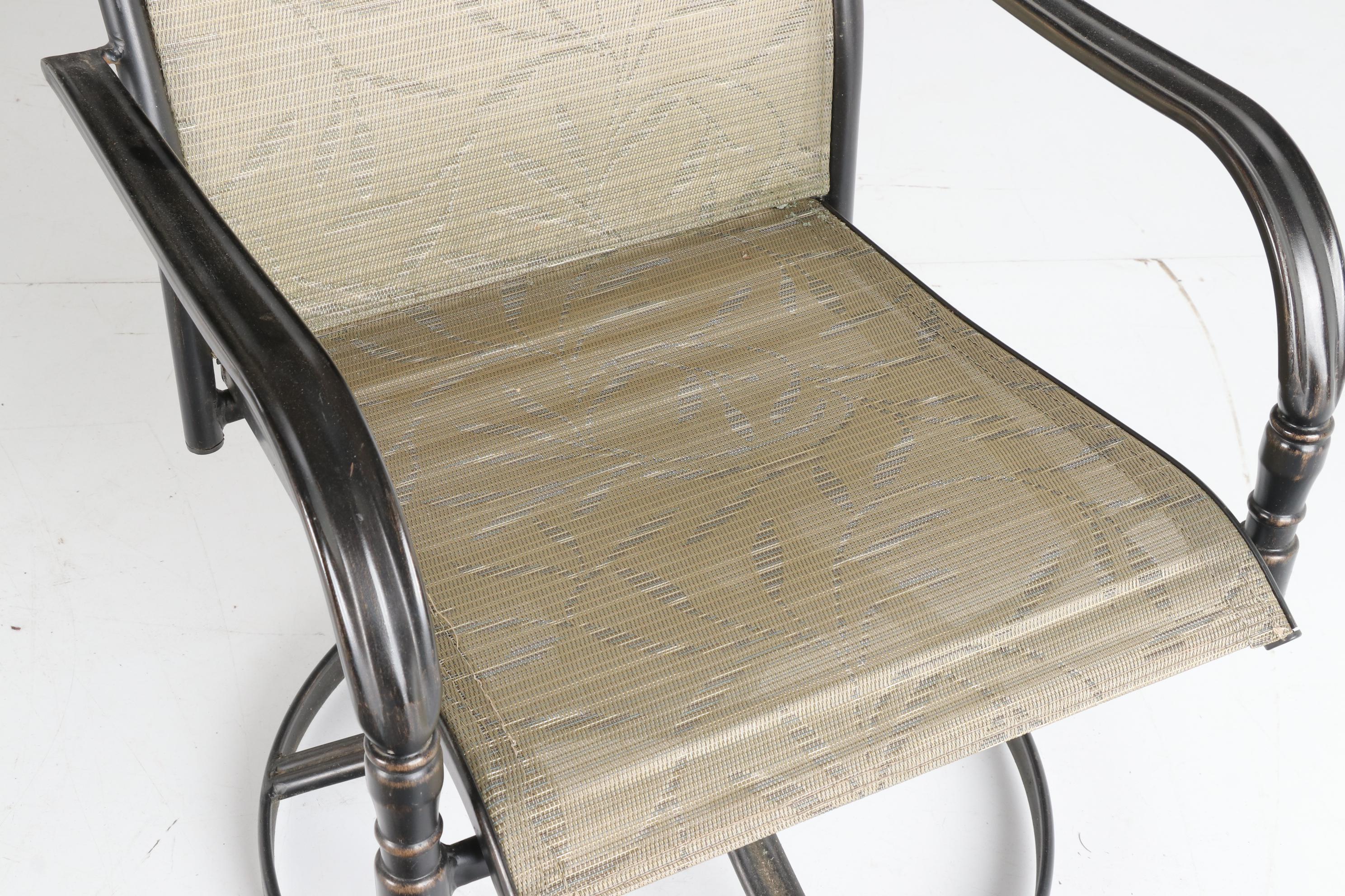 Hampton Bay Altamira Patio Dining Set with Umbrella