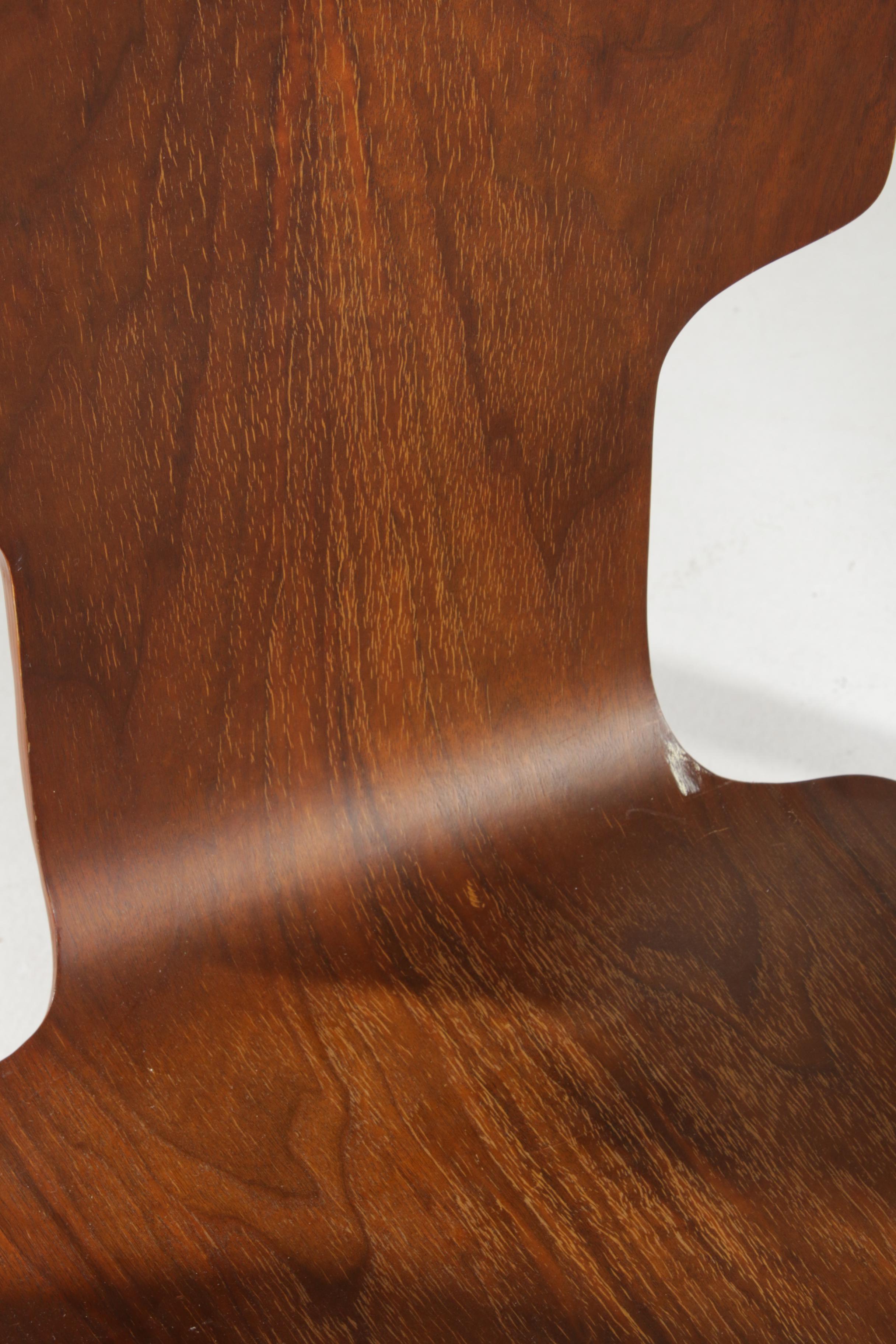 West Elm Bentwood Walnut Veneer Stackable Side Chairs