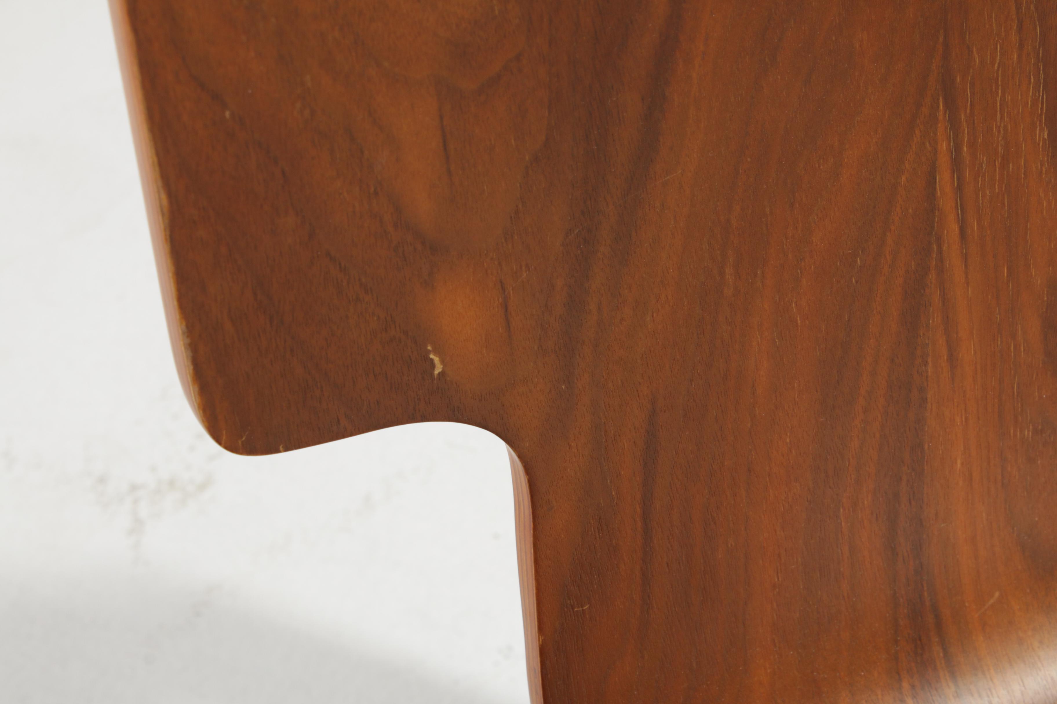 West Elm Bentwood Walnut Veneer Stackable Side Chairs