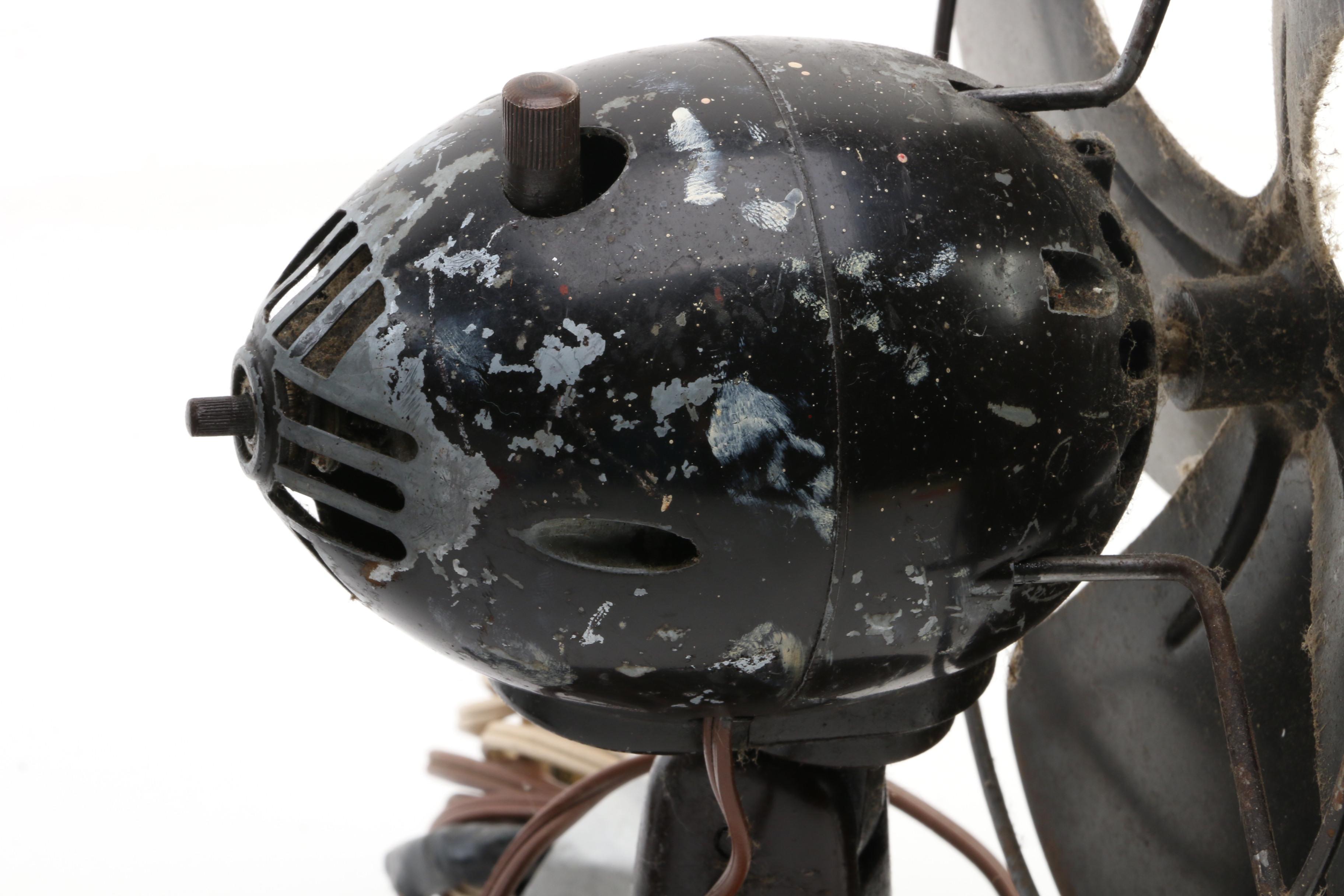 Westinghouse Portable Metal Table Fans, Mid-20th Century