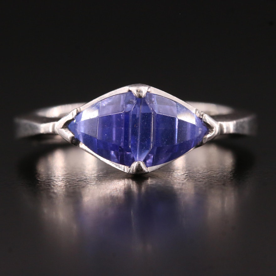 Platinum Tanzanite Ring