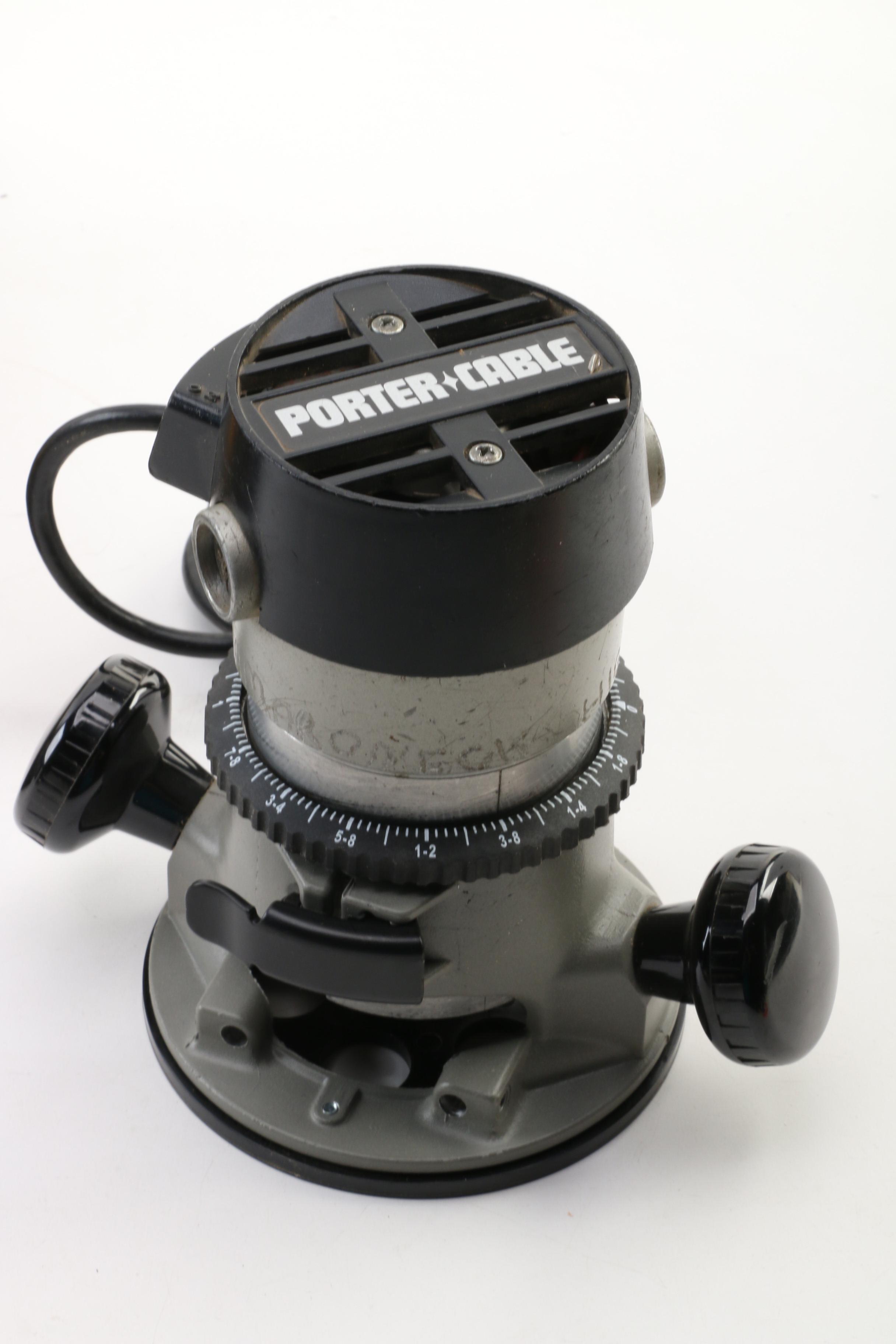 Porter-Cable Heavy Duty Router, Freud Mini Router, Jigs and Accessories