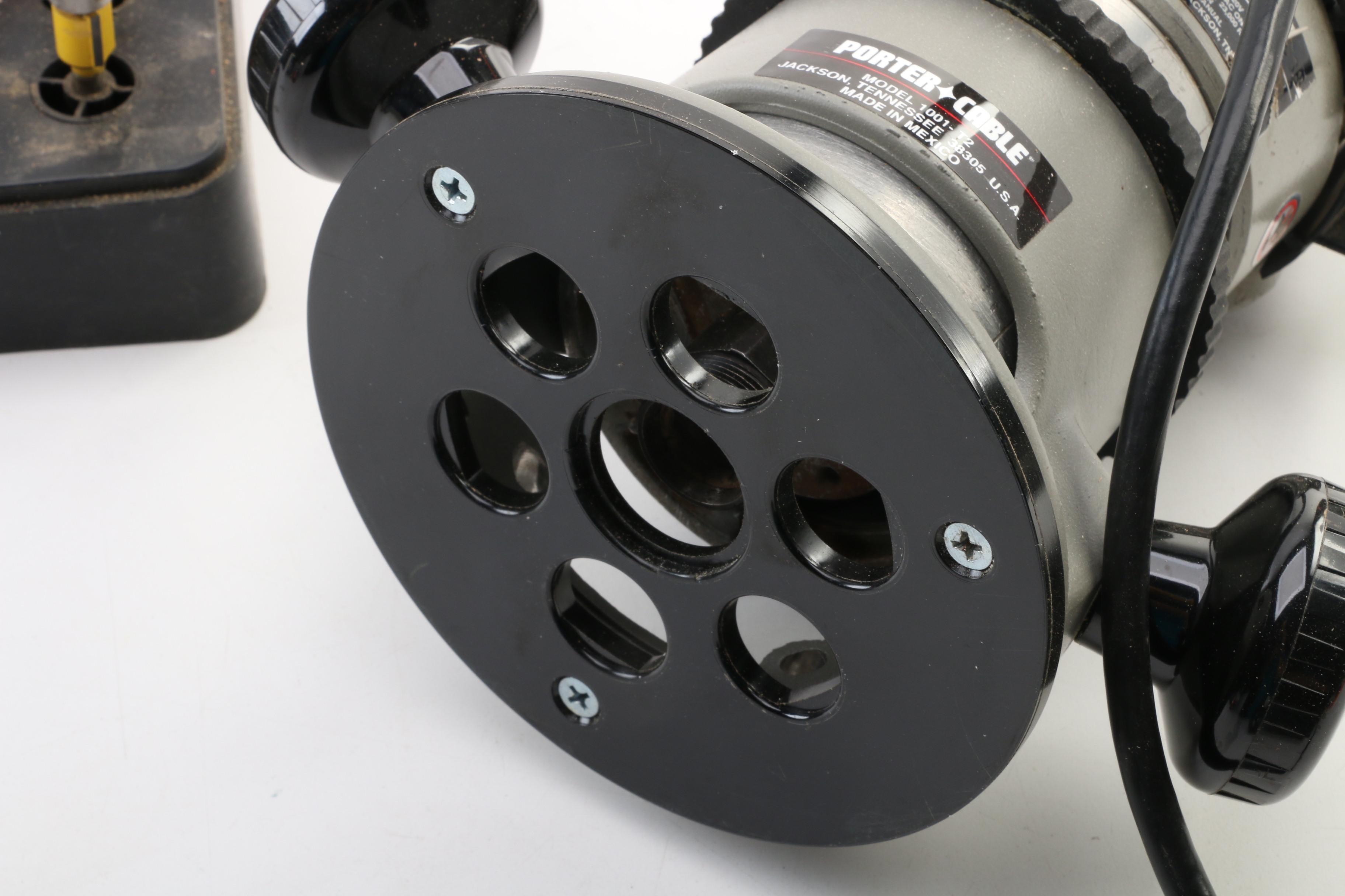 Porter-Cable Heavy Duty Router, Freud Mini Router, Jigs and Accessories