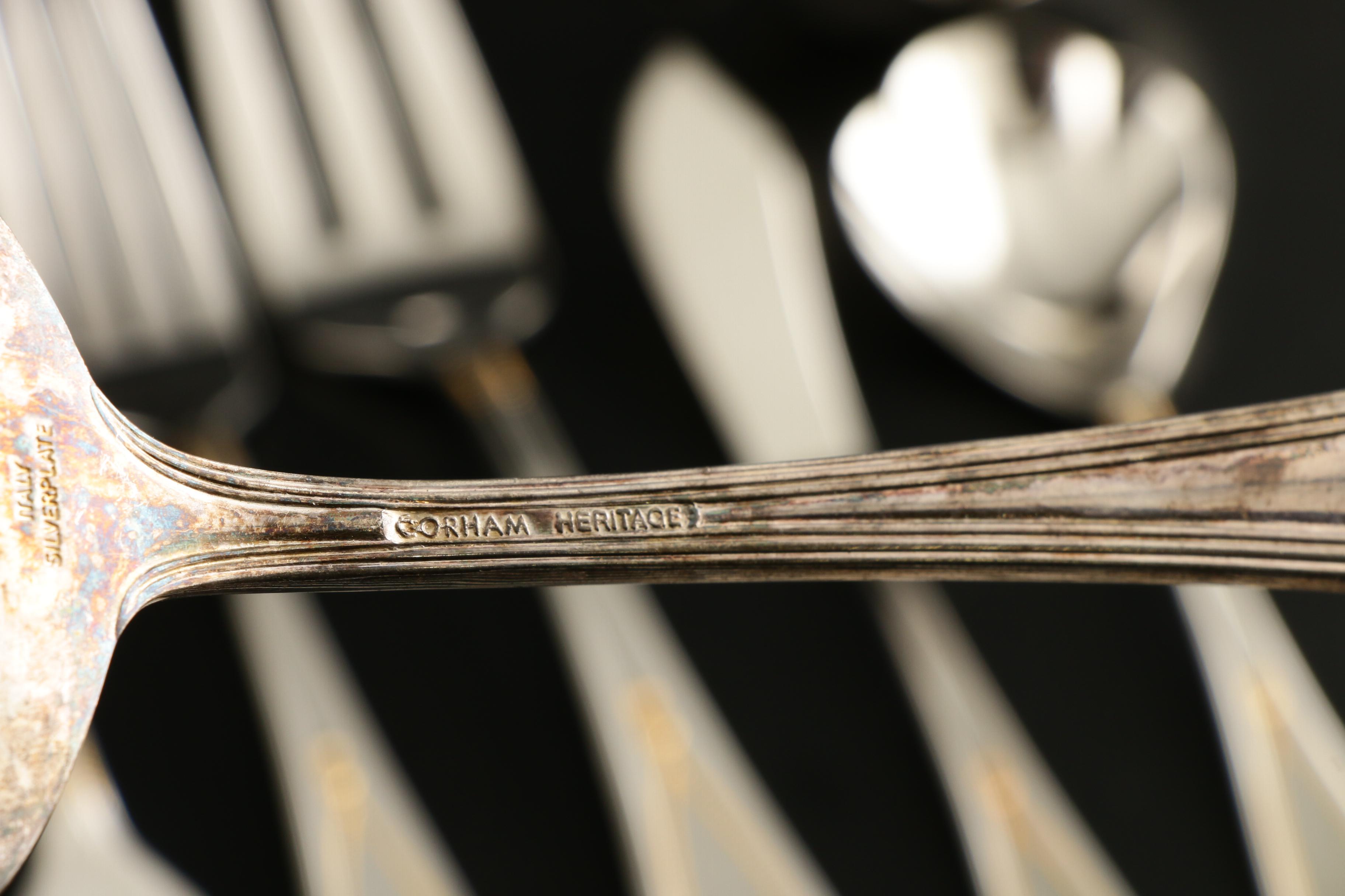Yamazaki Stainless Steel "Victoria Gold" Flatware