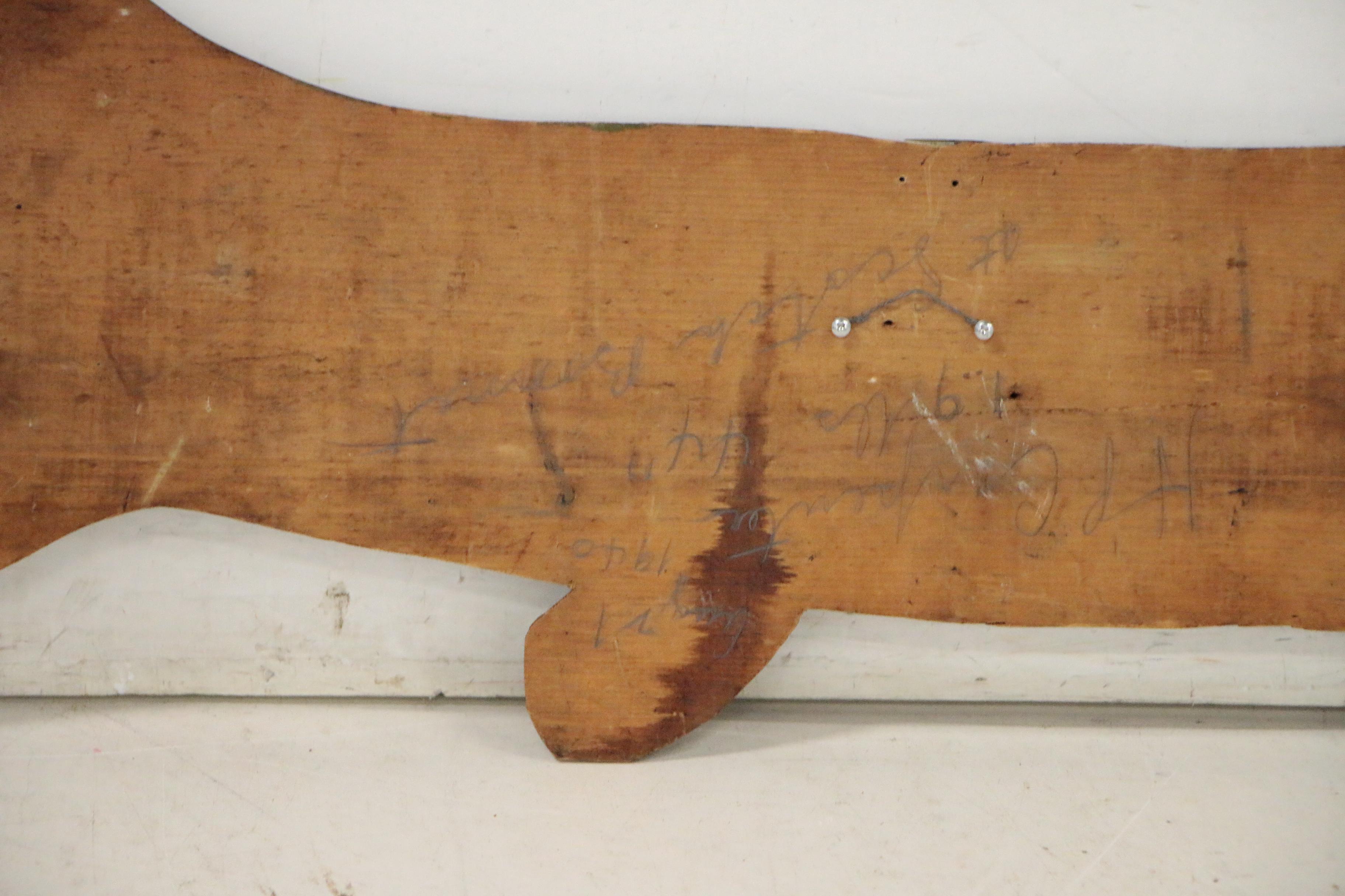 Carved Wood Sculpture of a Northern Pike, 1940