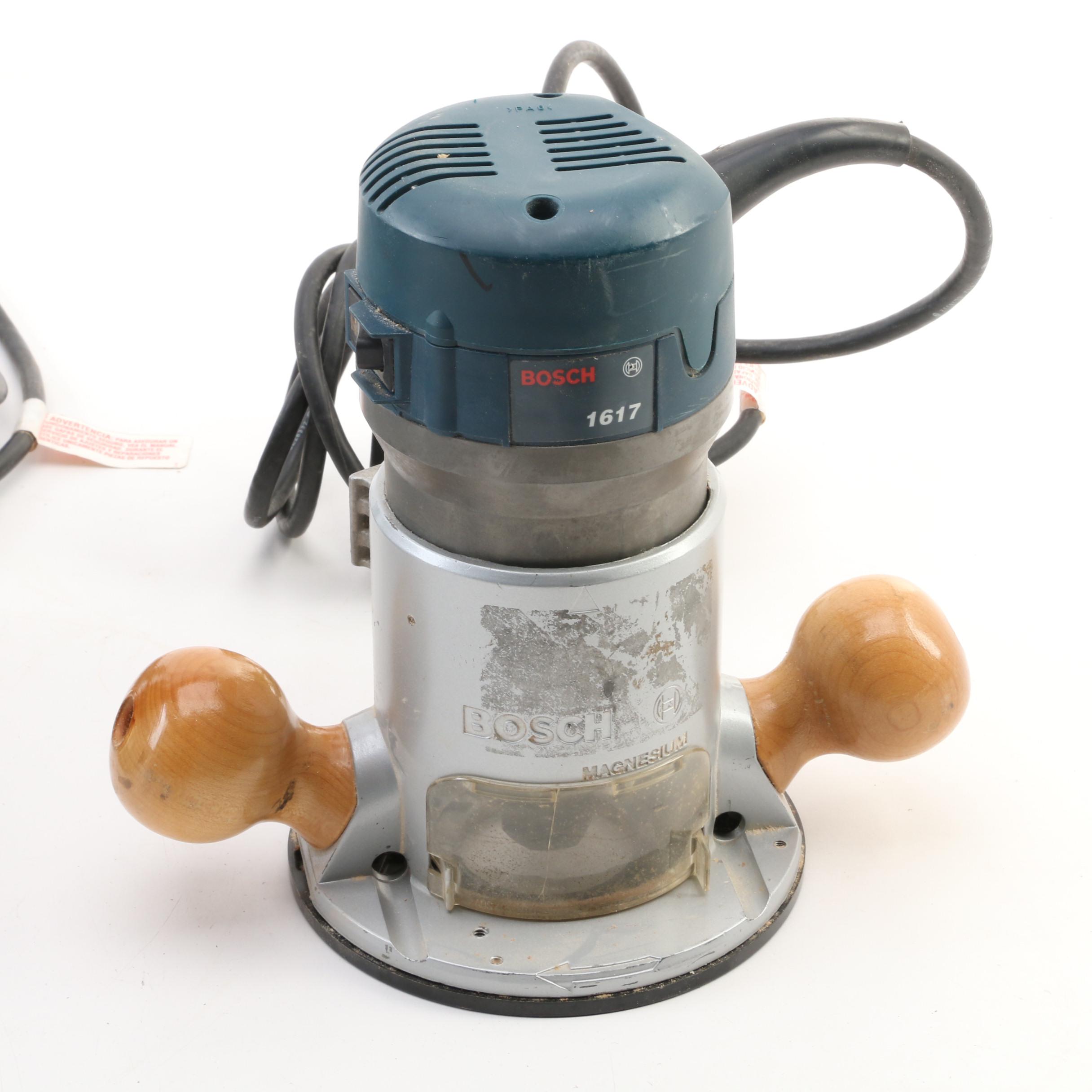 Bosch Fixed Base and Plunge Routers, Freud Router, Speed Controllers and More