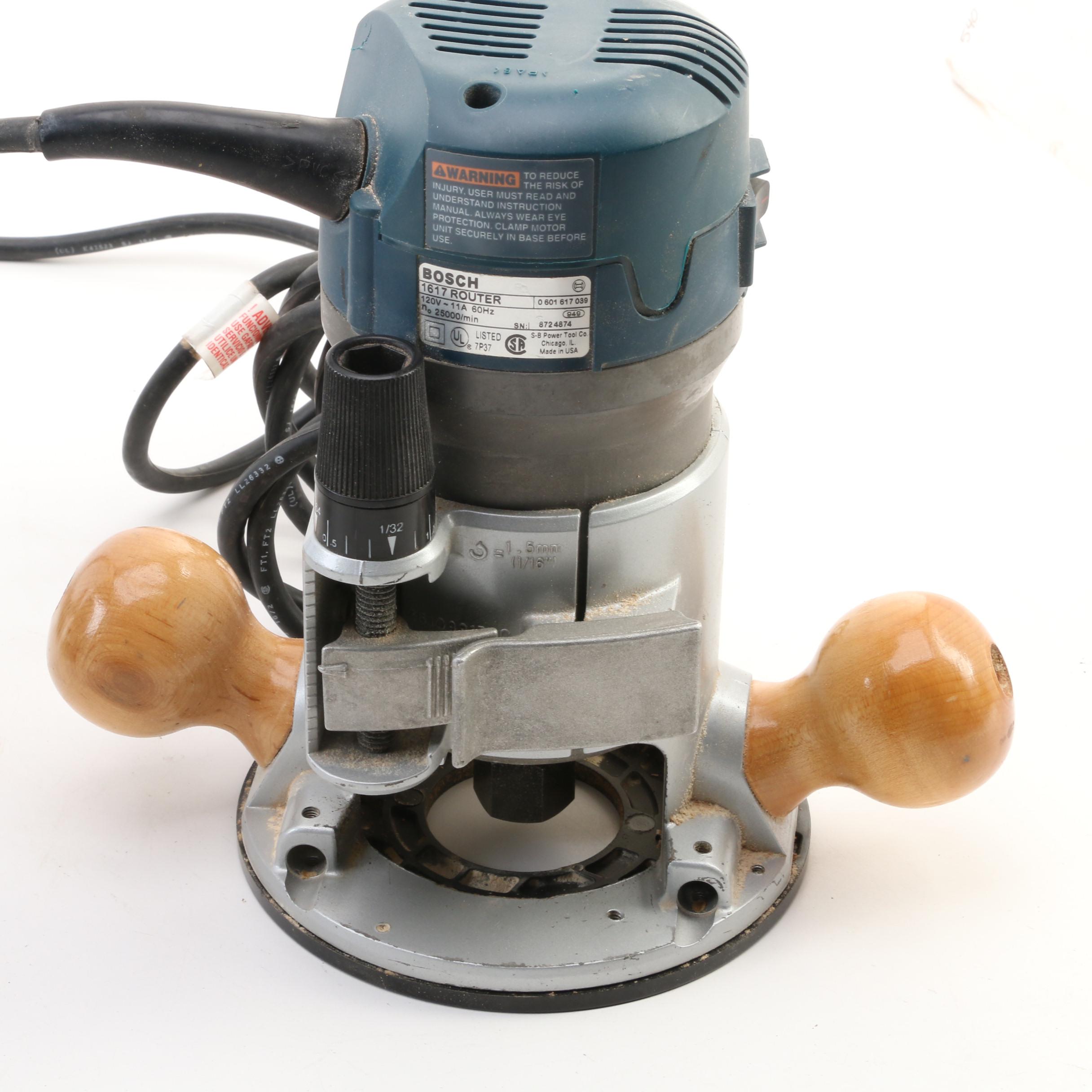 Bosch Fixed Base and Plunge Routers, Freud Router, Speed Controllers and More