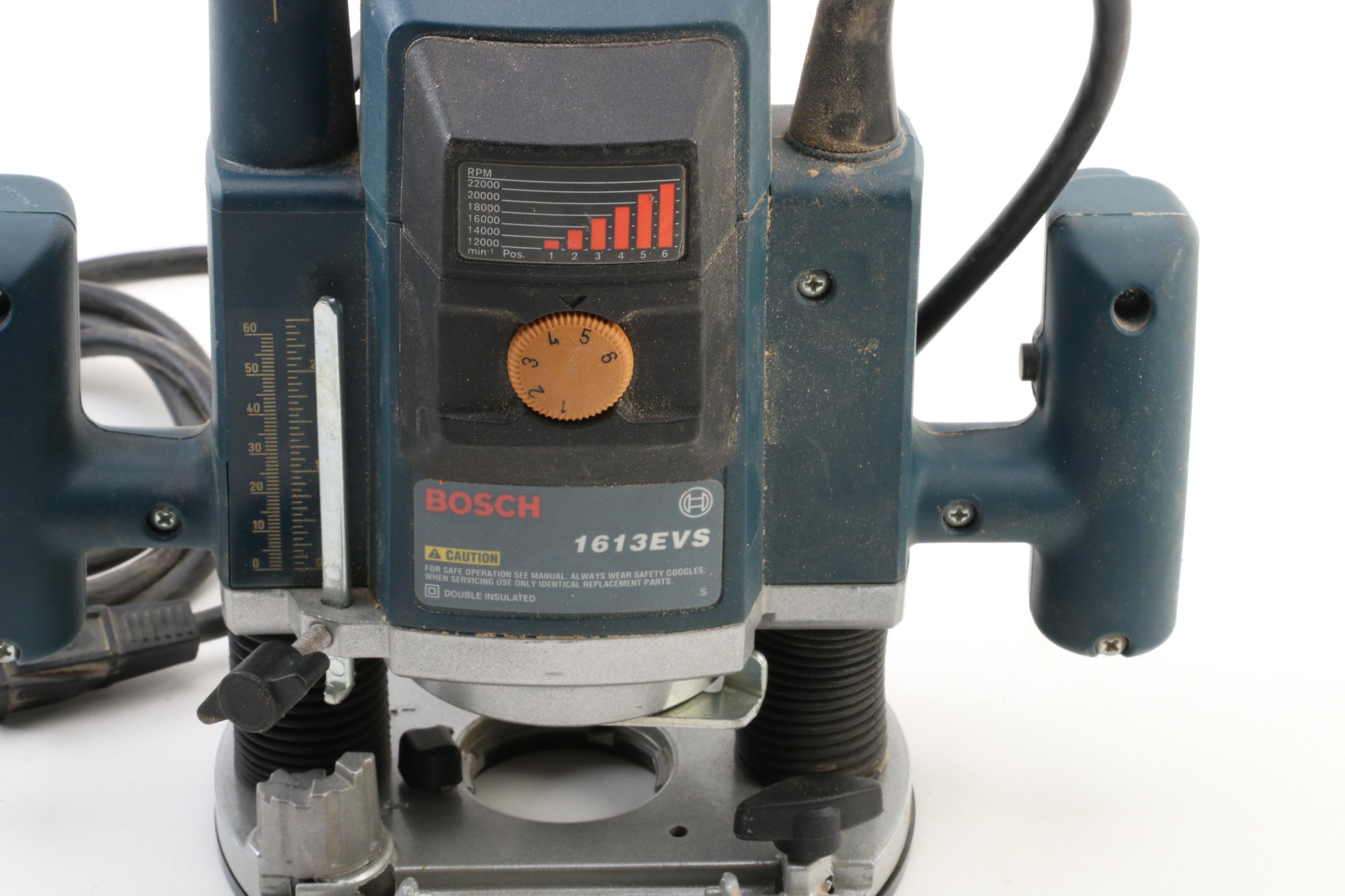 Bosch Fixed Base and Plunge Routers, Freud Router, Speed Controllers and More