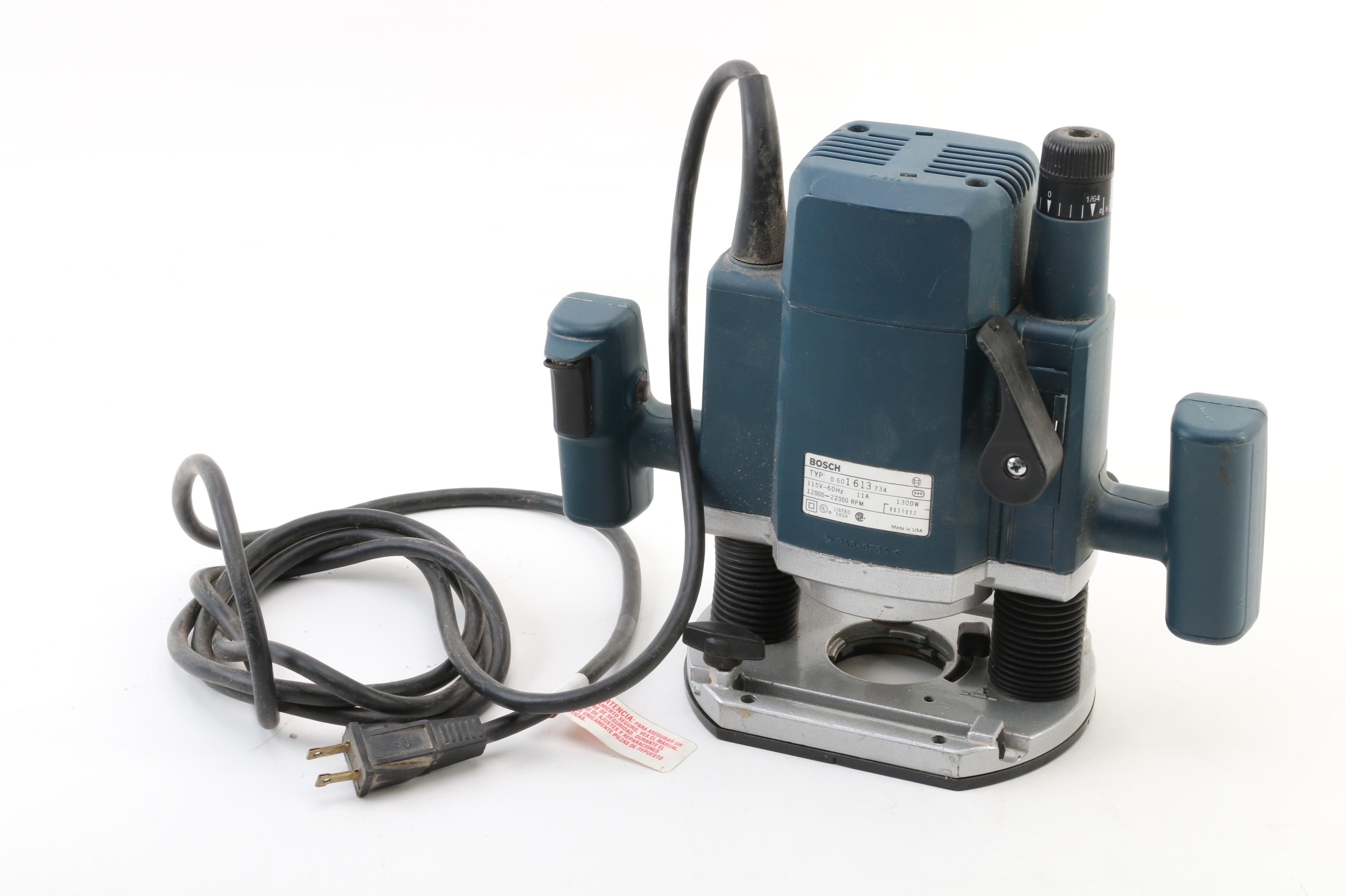 Bosch Fixed Base and Plunge Routers, Freud Router, Speed Controllers and More