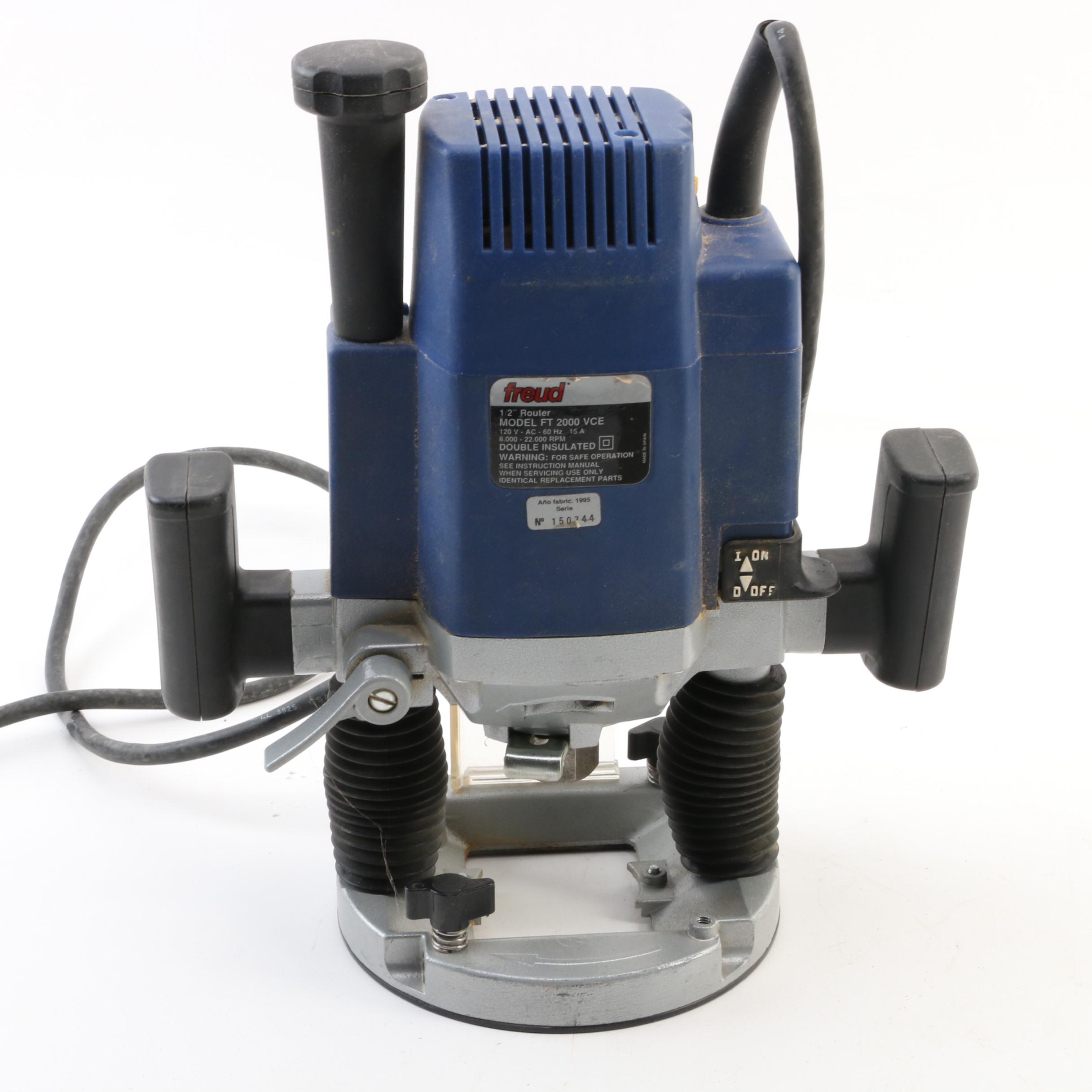 Bosch Fixed Base and Plunge Routers, Freud Router, Speed Controllers and More