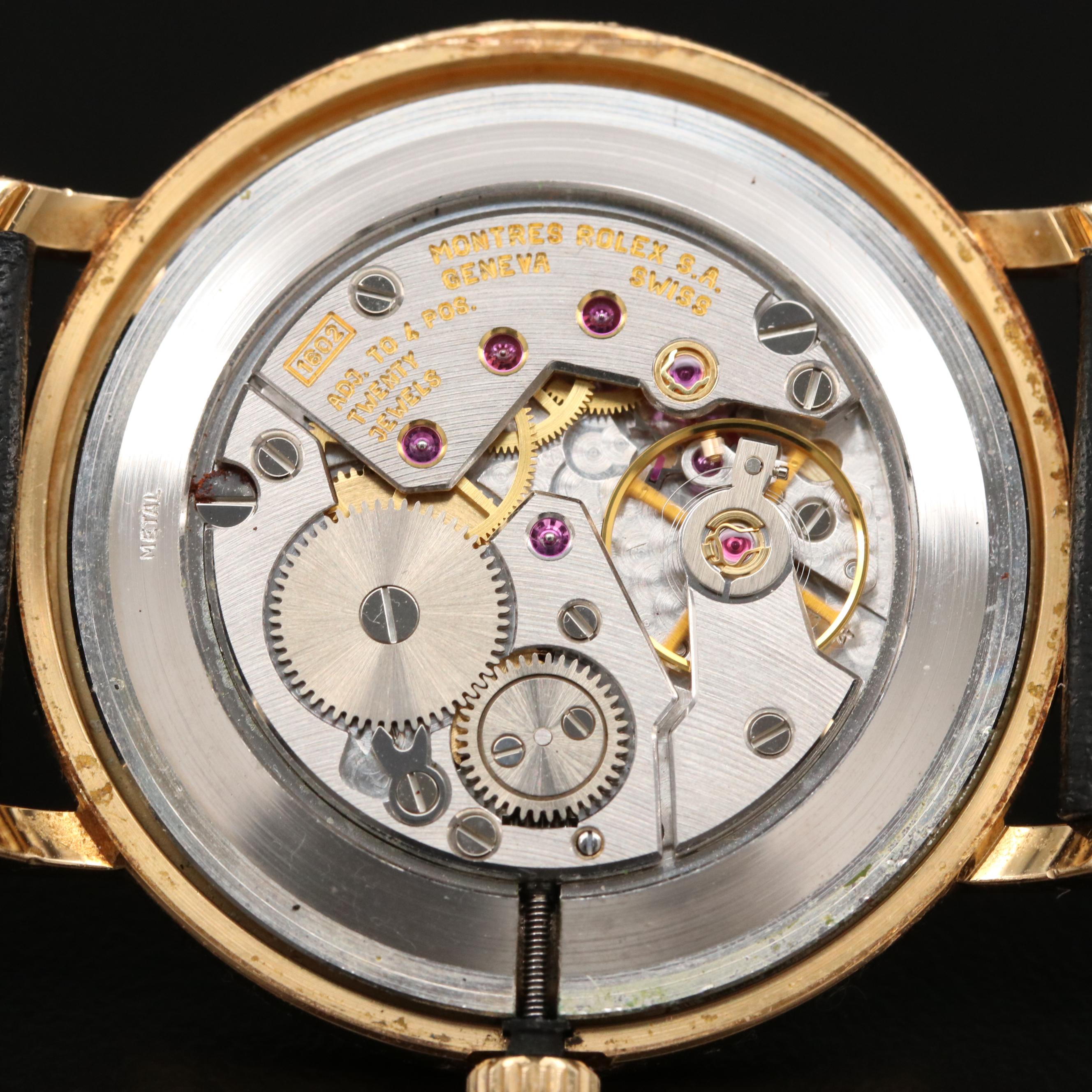 Rolex Cellini 18k Yellow Gold Manual Winding Watch 1999