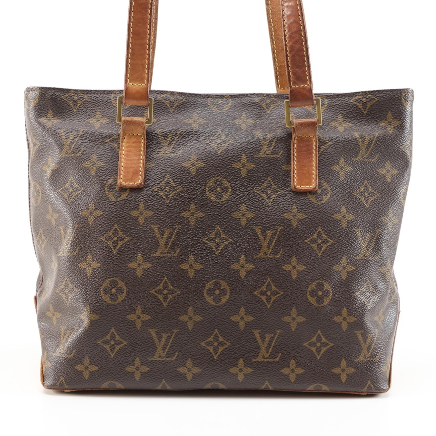 Louis Vuitton Cabas Piano in Monogram Canvas and Vachetta Leather