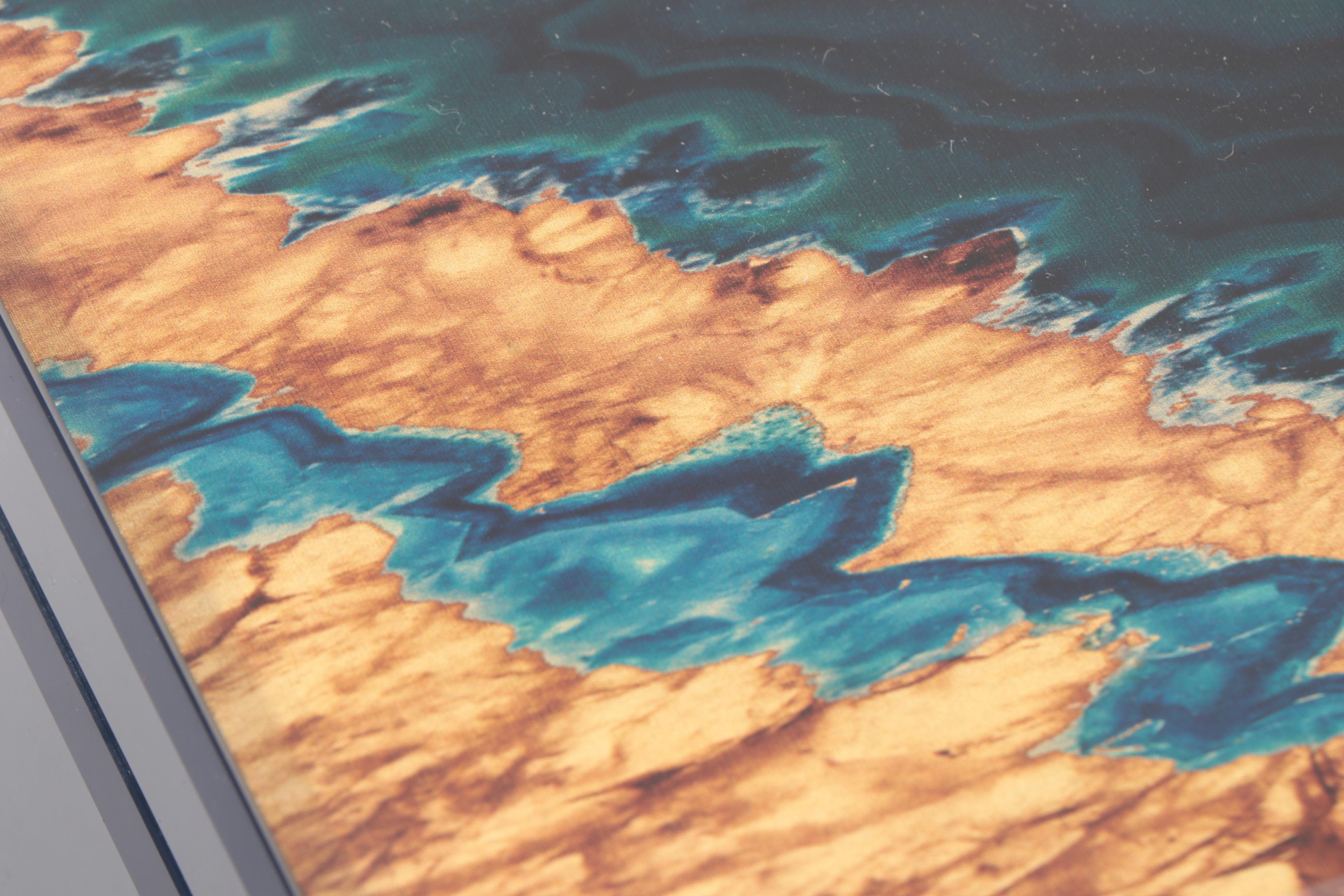 Tahari Home Metallic Abstract Inlay Lidded Box