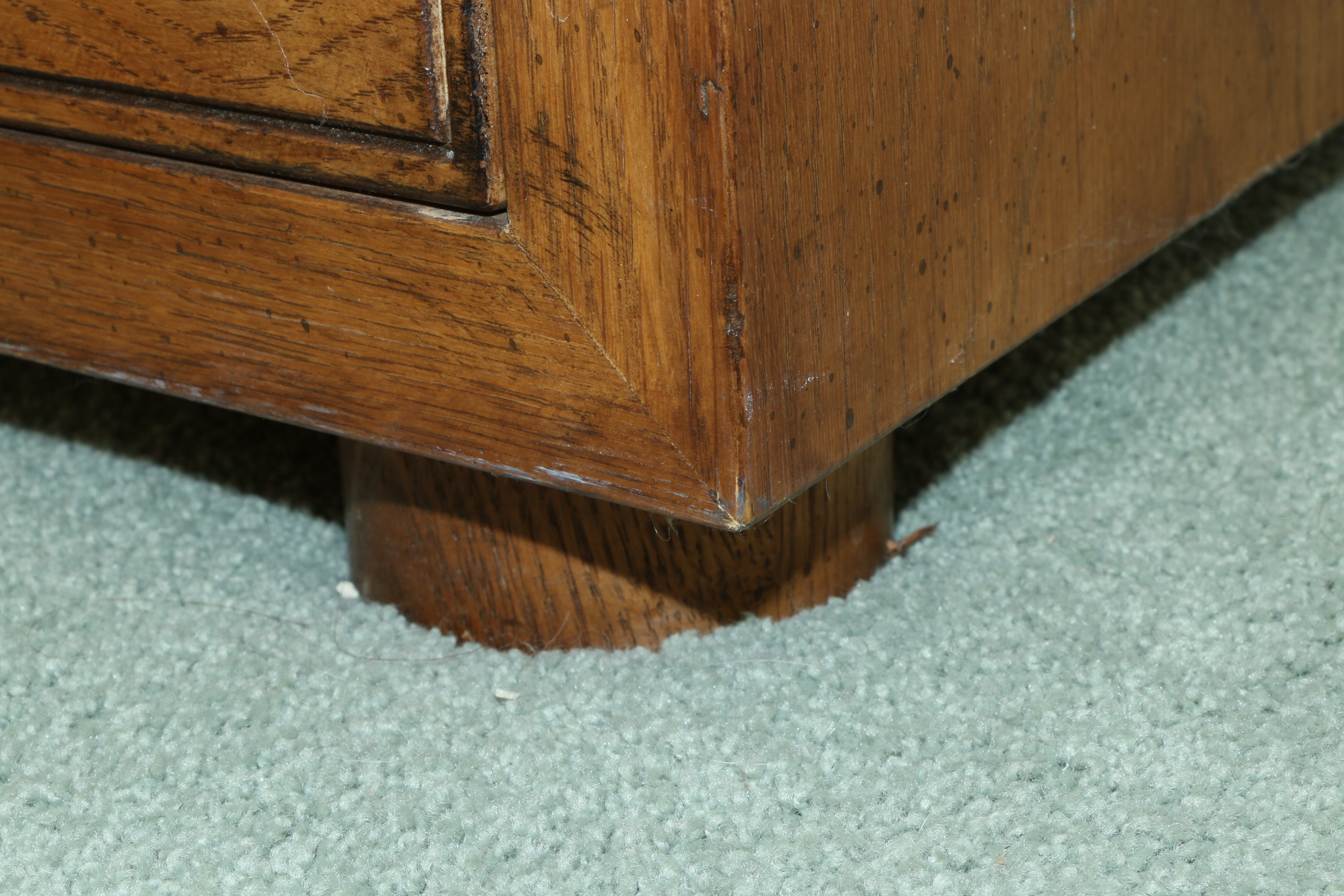 Henredon "Bel Air" Campaign Style Oak Stacked Chests