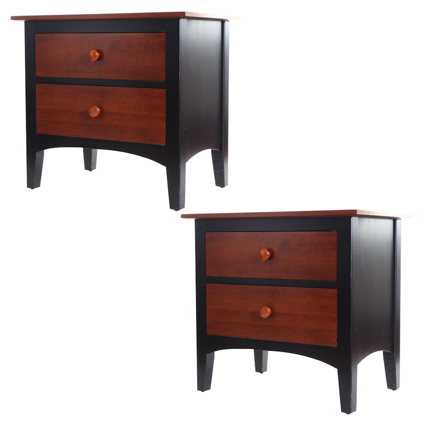 Ethan Allen "American Impressions" Painted Wood Nightstands