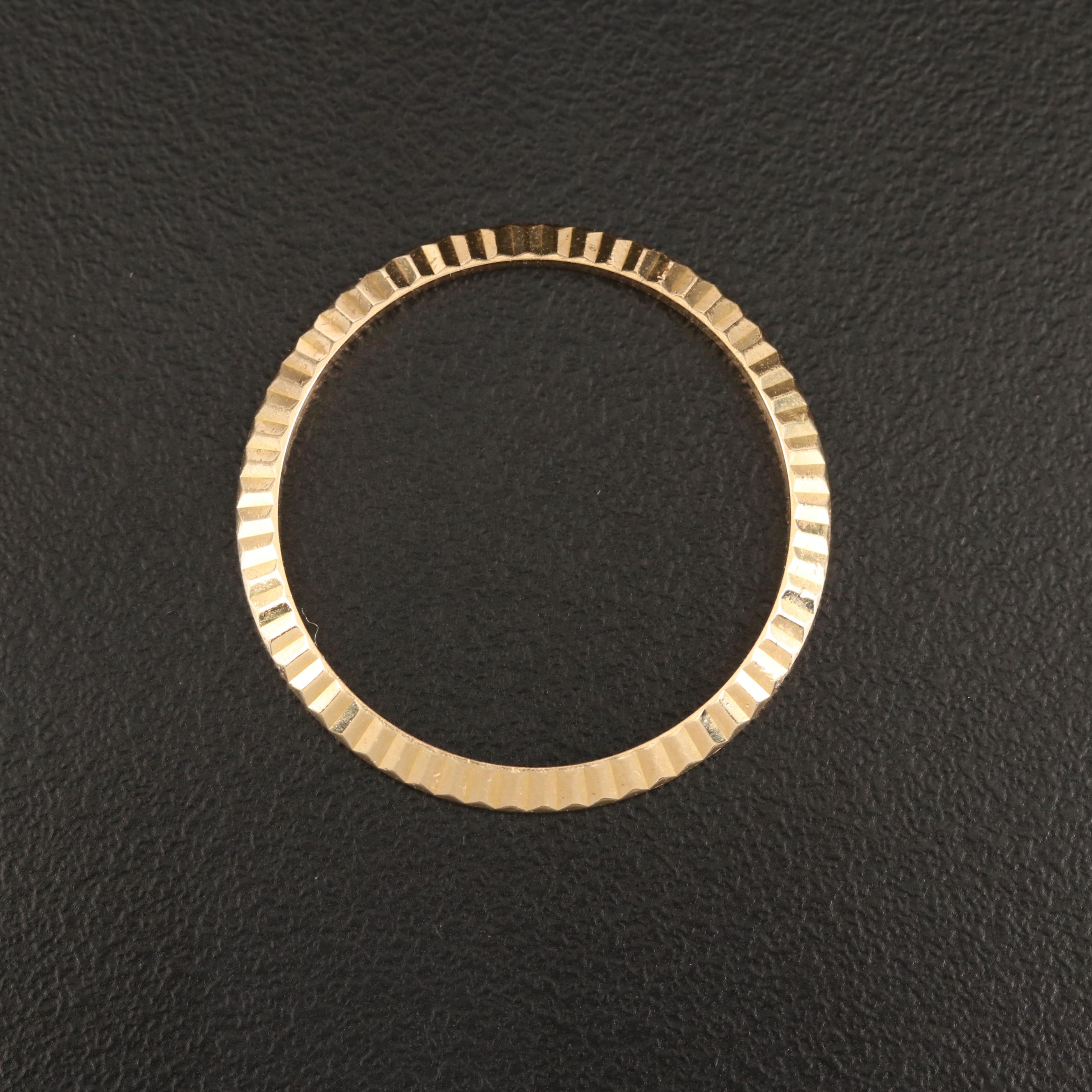 Rolex 18K Gold Fluted Bezel