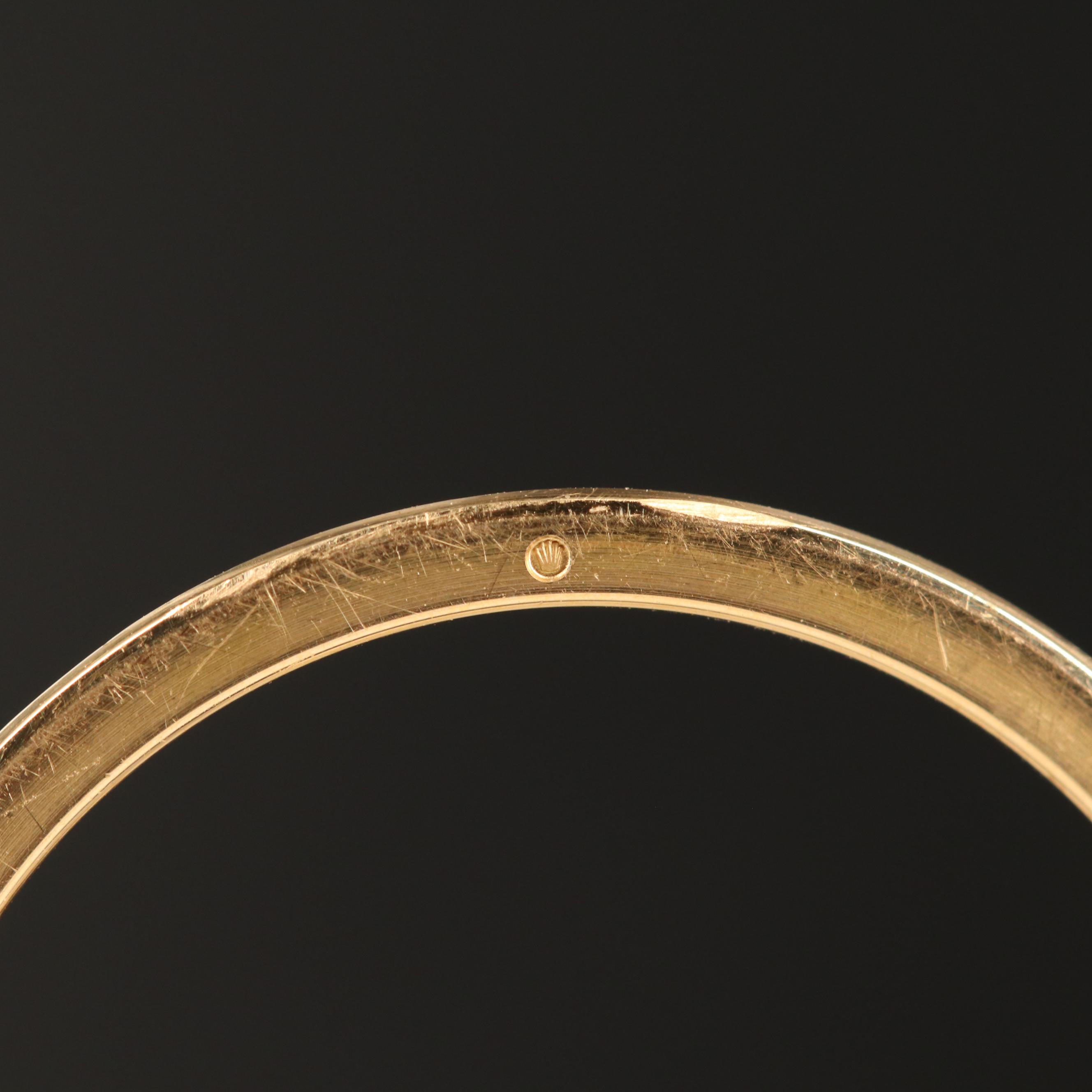 Rolex 18K Gold Fluted Bezel