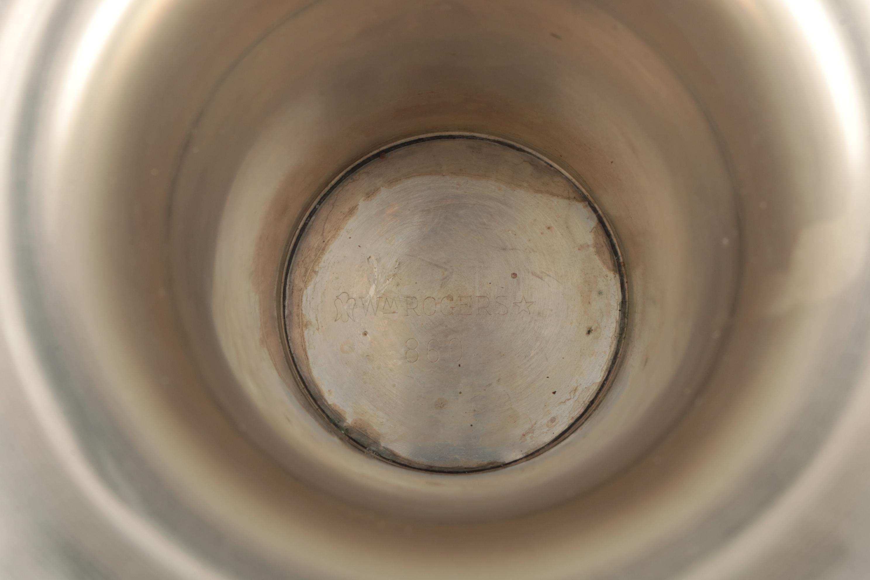 Silver Plated Serving Dishes Including Wallace "Baroque" Clamshell Tray