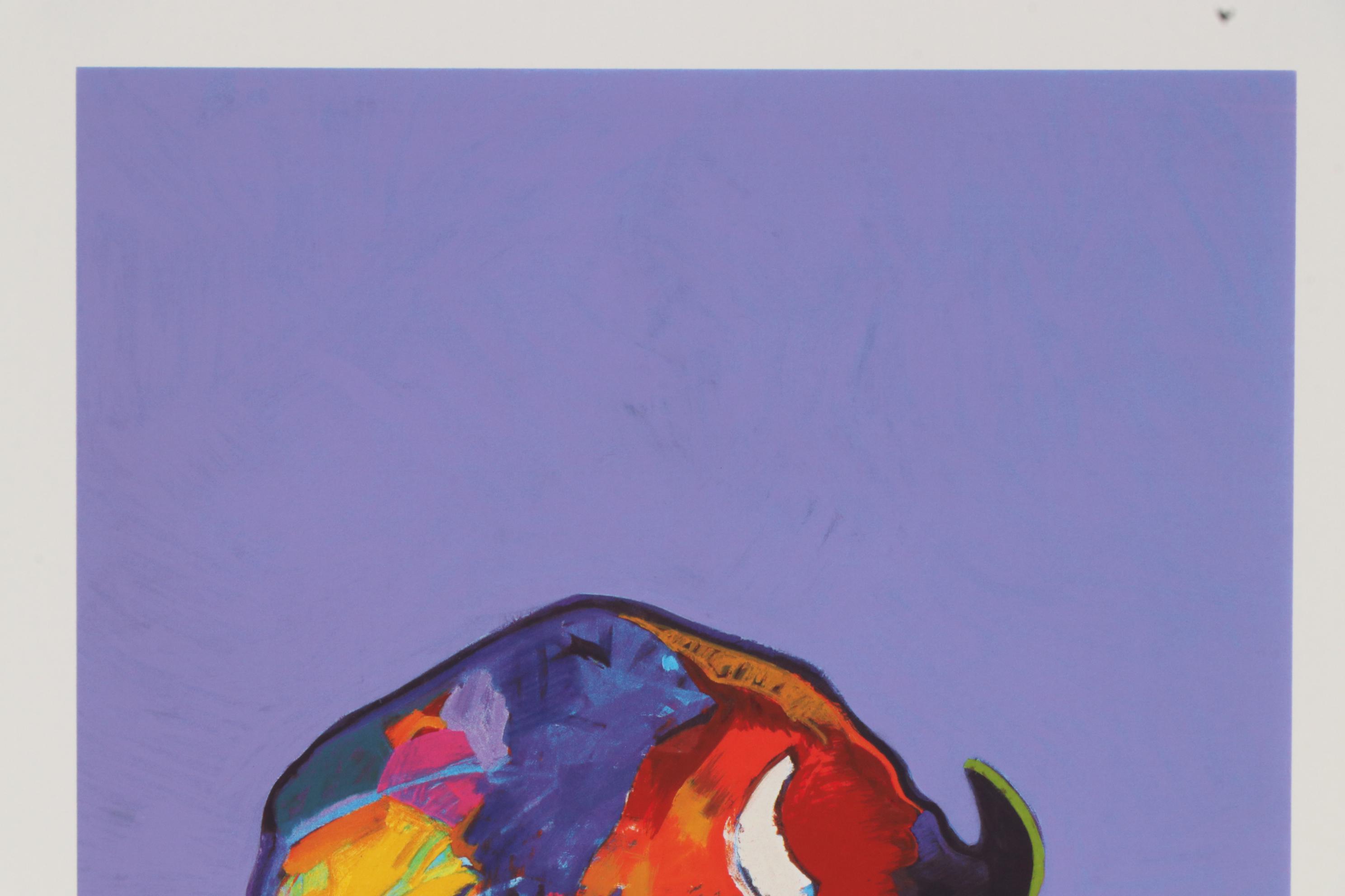 John Nieto Serigraph "Buffalo Medicine", 1996