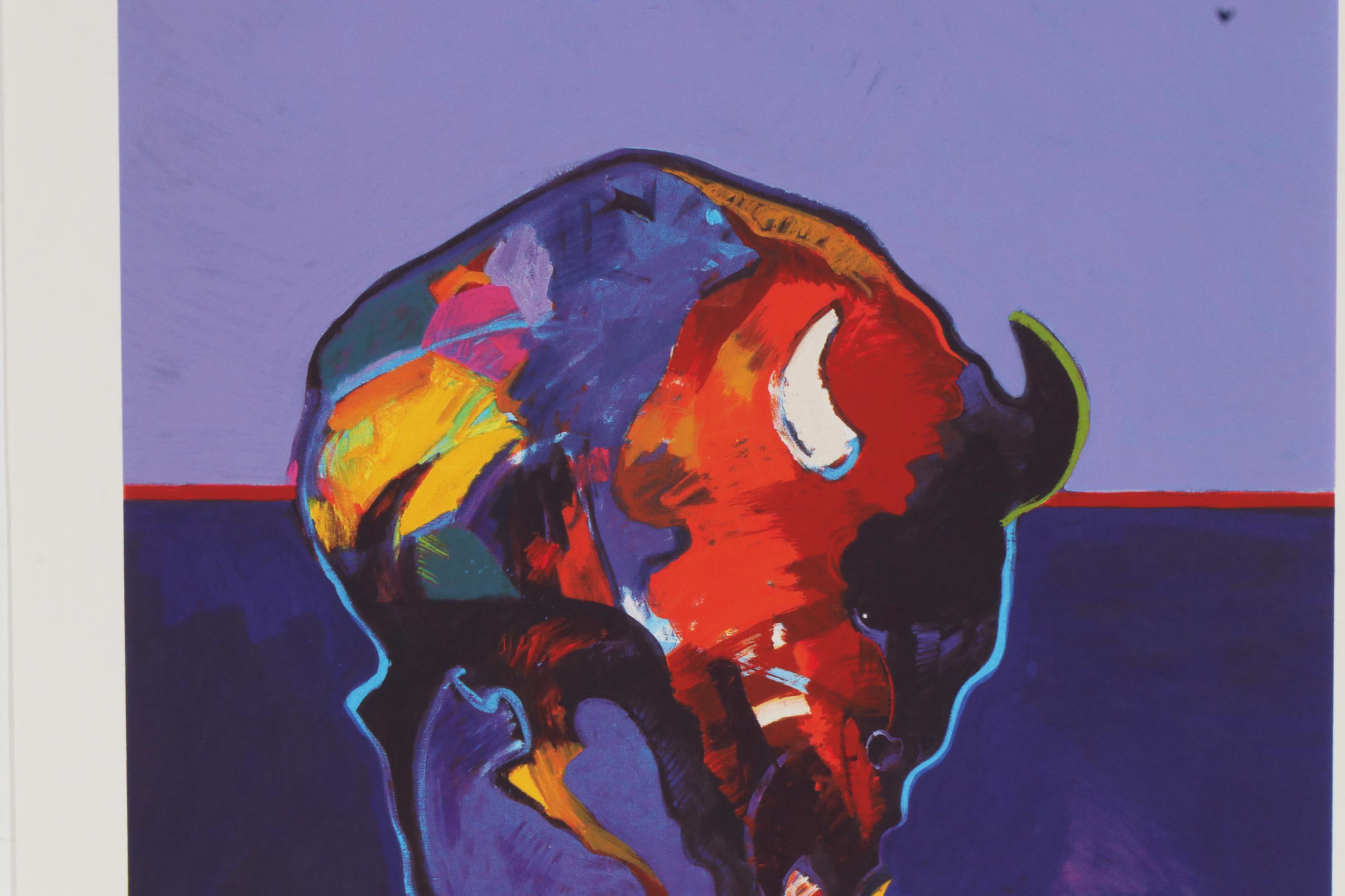 John Nieto Serigraph "Buffalo Medicine", 1996