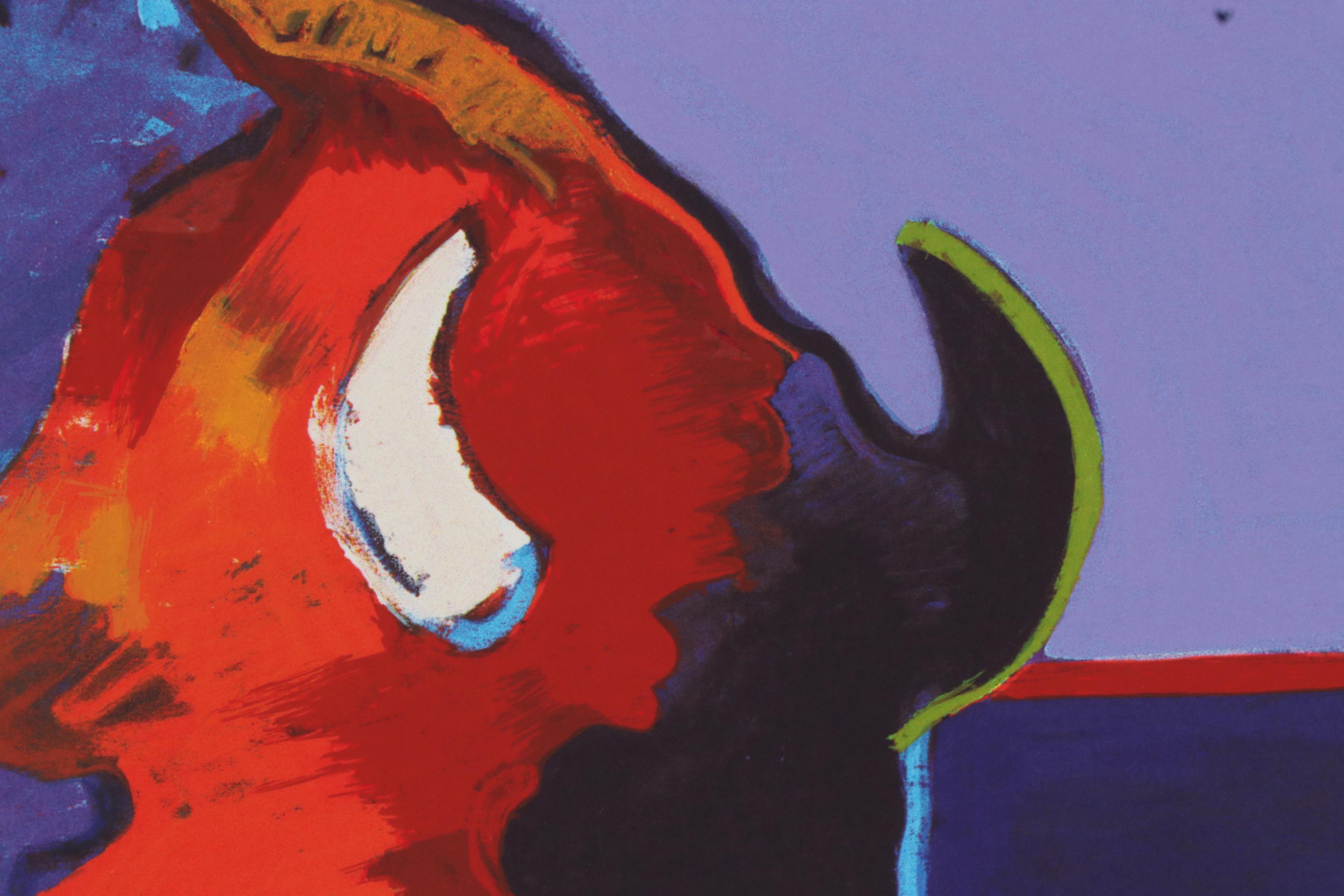 John Nieto Serigraph "Buffalo Medicine", 1996