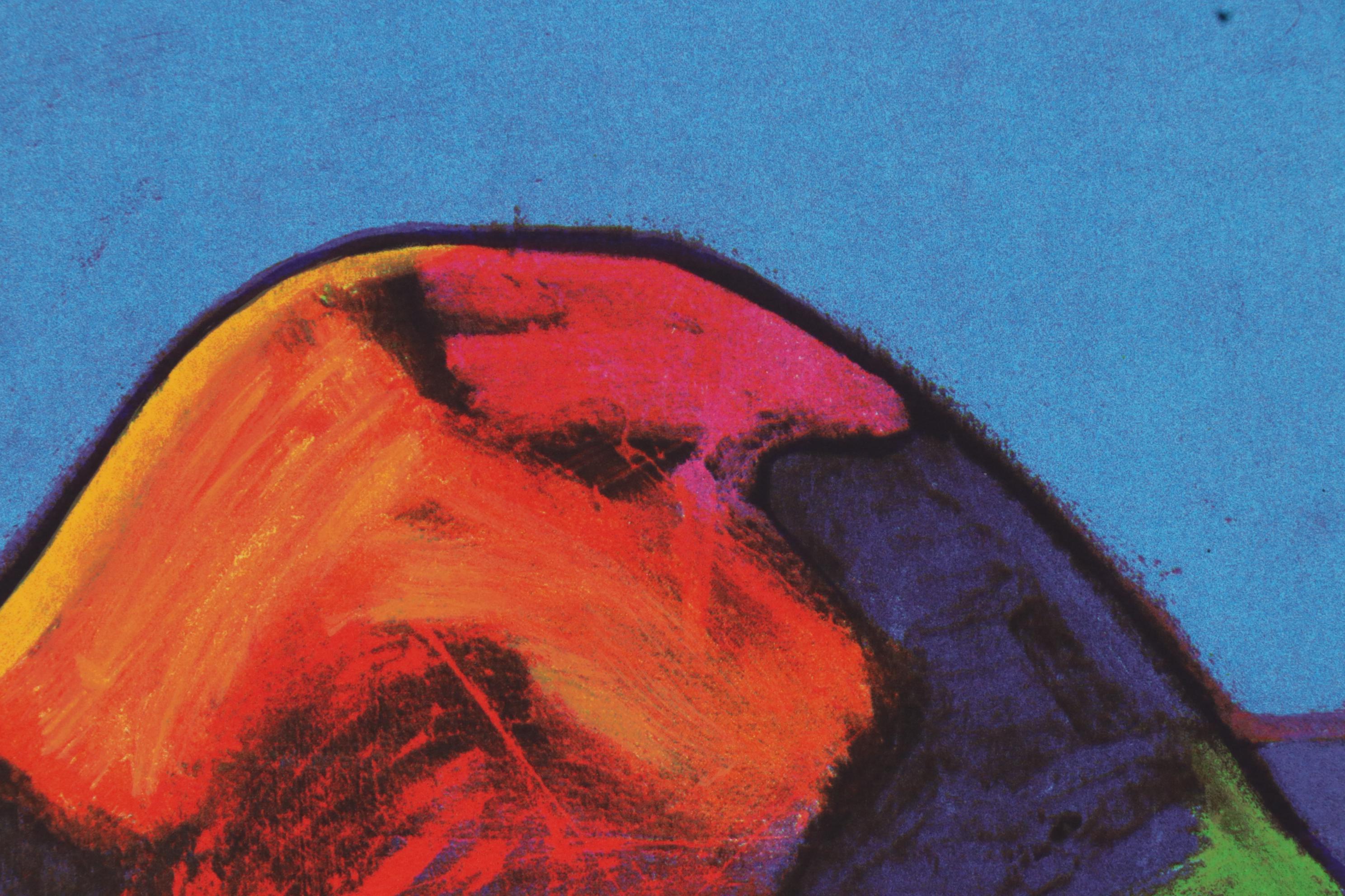 John Nieto Serigraph "Buffalo Dancing the Two-Step in the Sunset", 1996