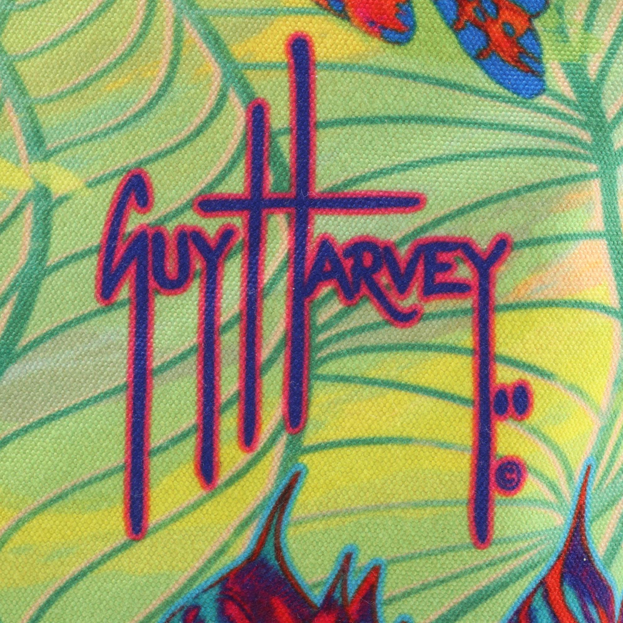 Guy Harvey Beach Tote with Fossil Canvas Crossbody