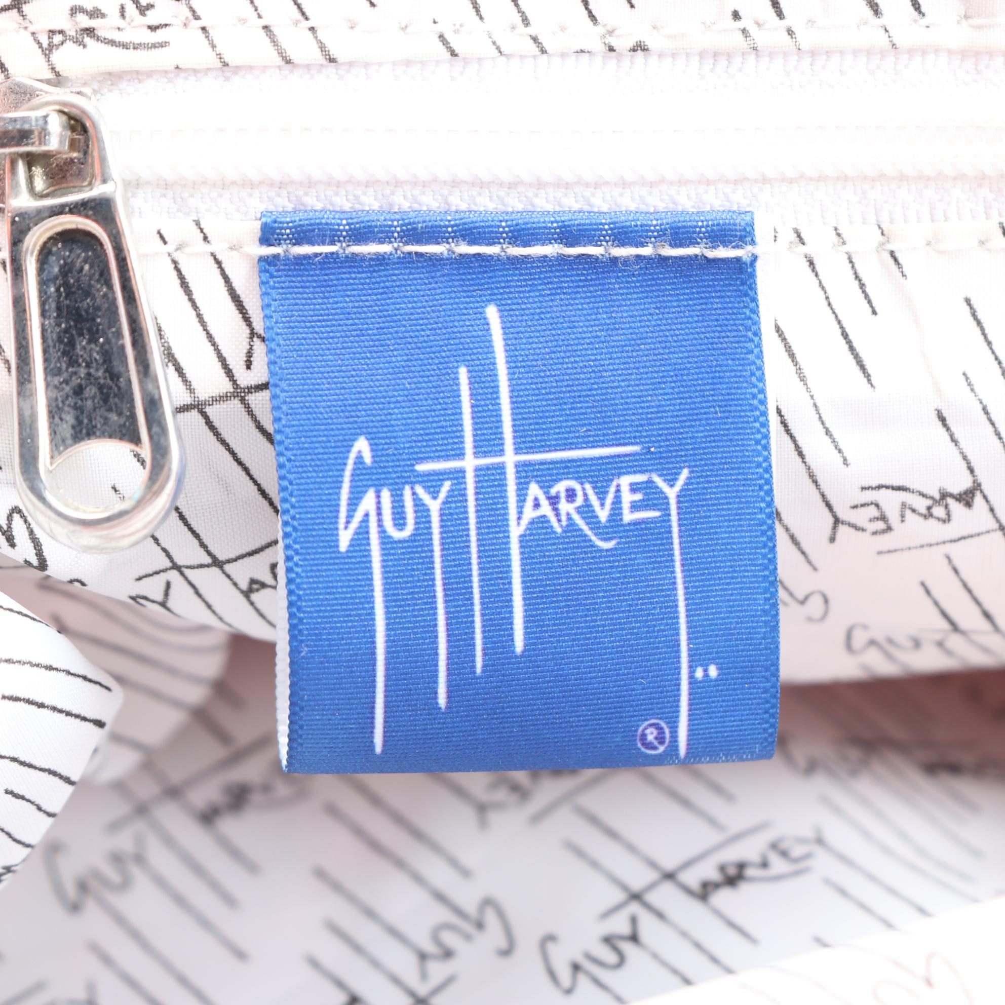 Guy Harvey Beach Tote with Fossil Canvas Crossbody