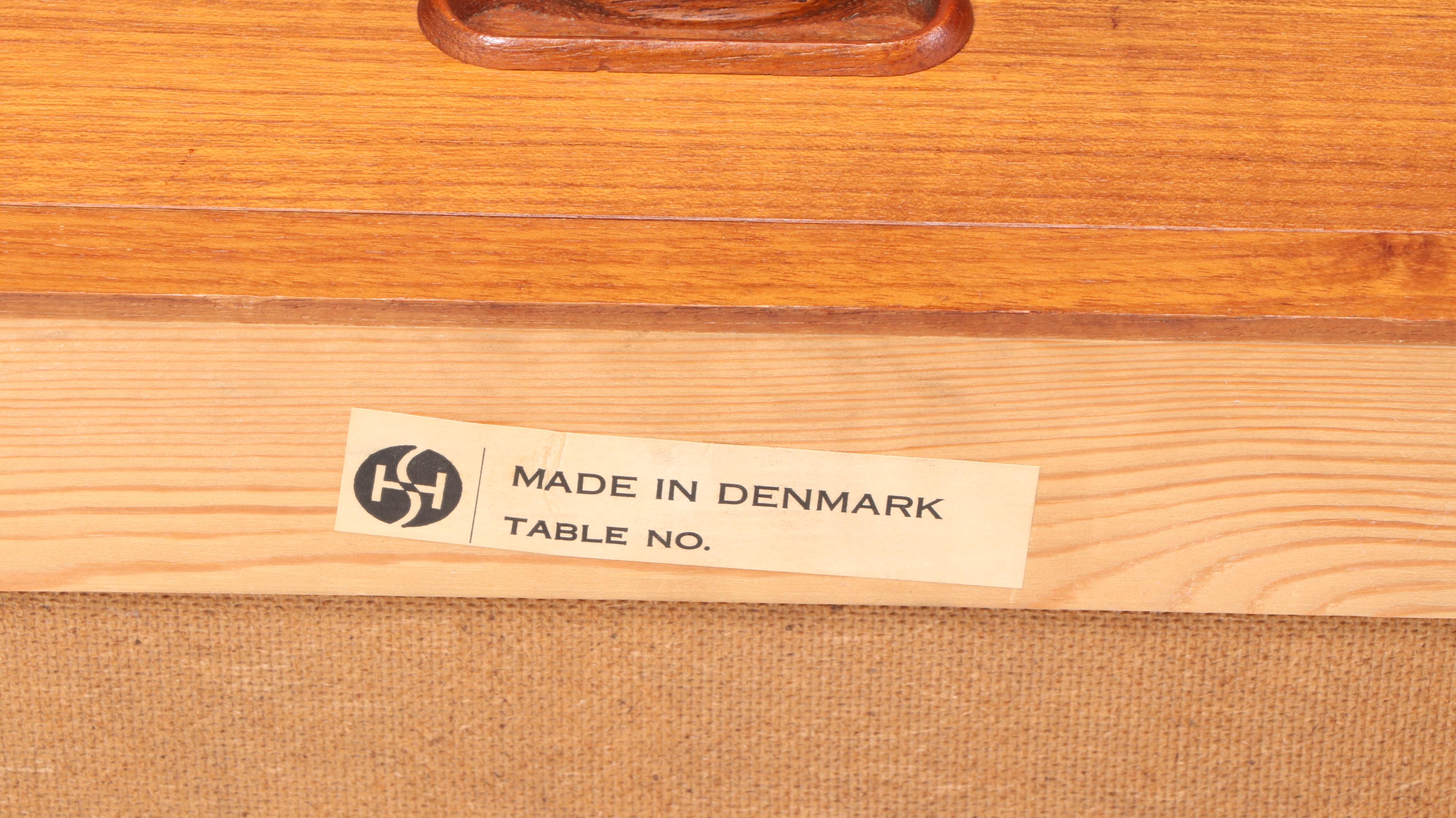 Arne Vodder for Johannes Hansen Danish Modern Teak Drop-Leaf Desk and Side Chair
