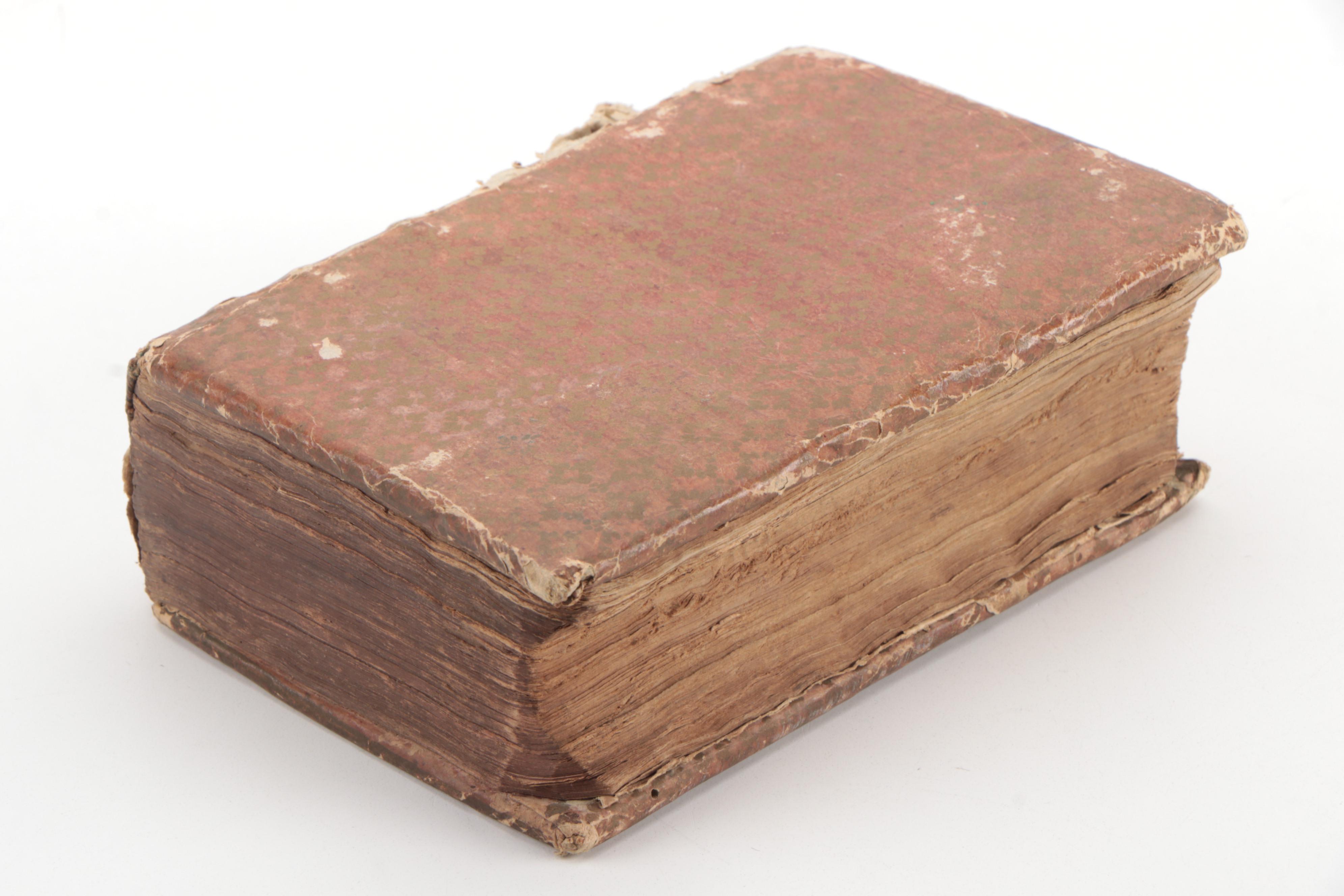 Illustrated "Biblia Sacra Vulgate Holy Bible" by Jean Frellon, 1566