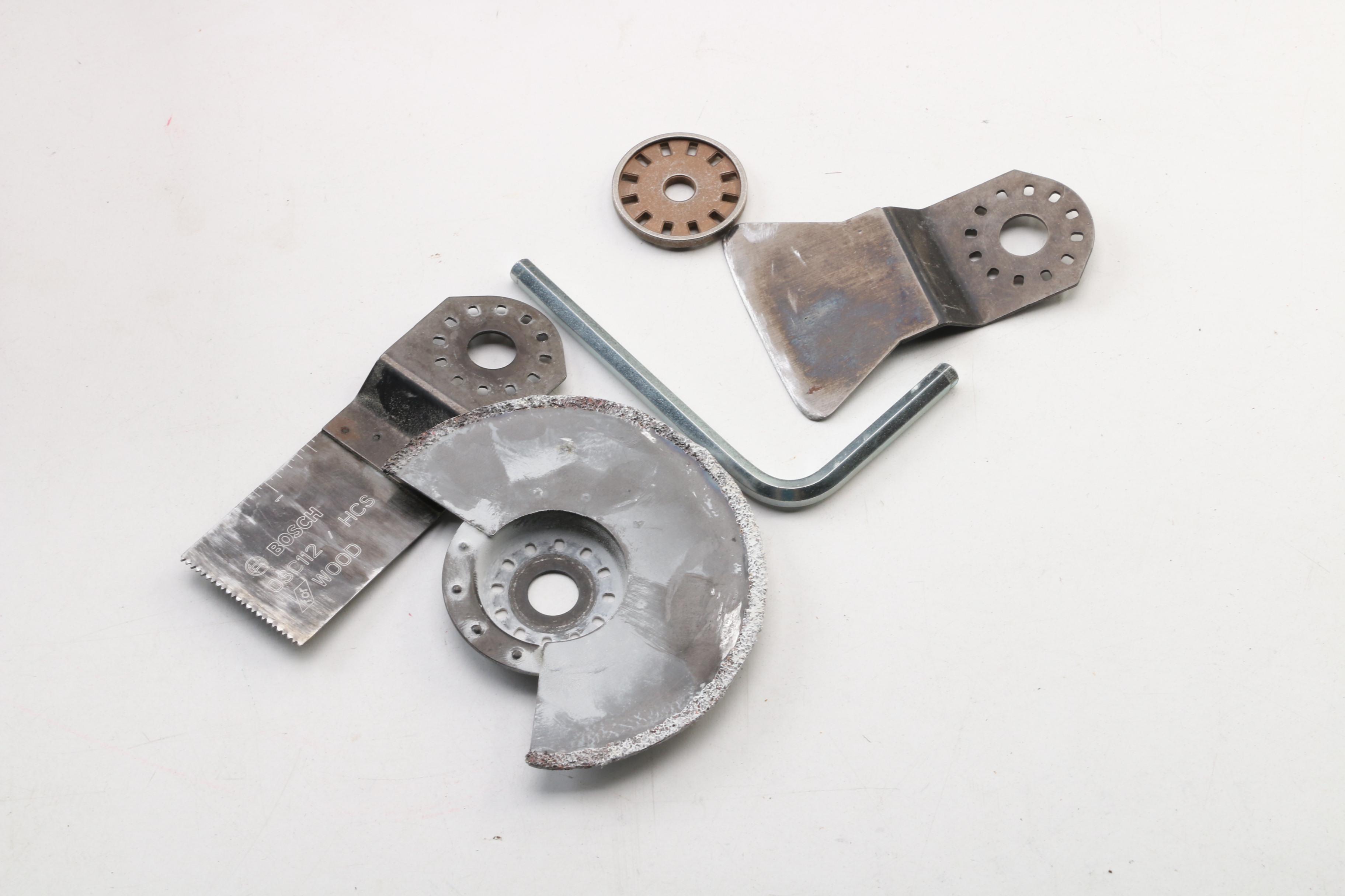 Bosch Multi-X Cordless Oscillating Tool, Case and Accessories, Late 20th Century